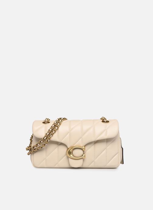 Coach Umhängetaschen Quilted Tabby Shoulder Bag 26 With Chain damen weiß