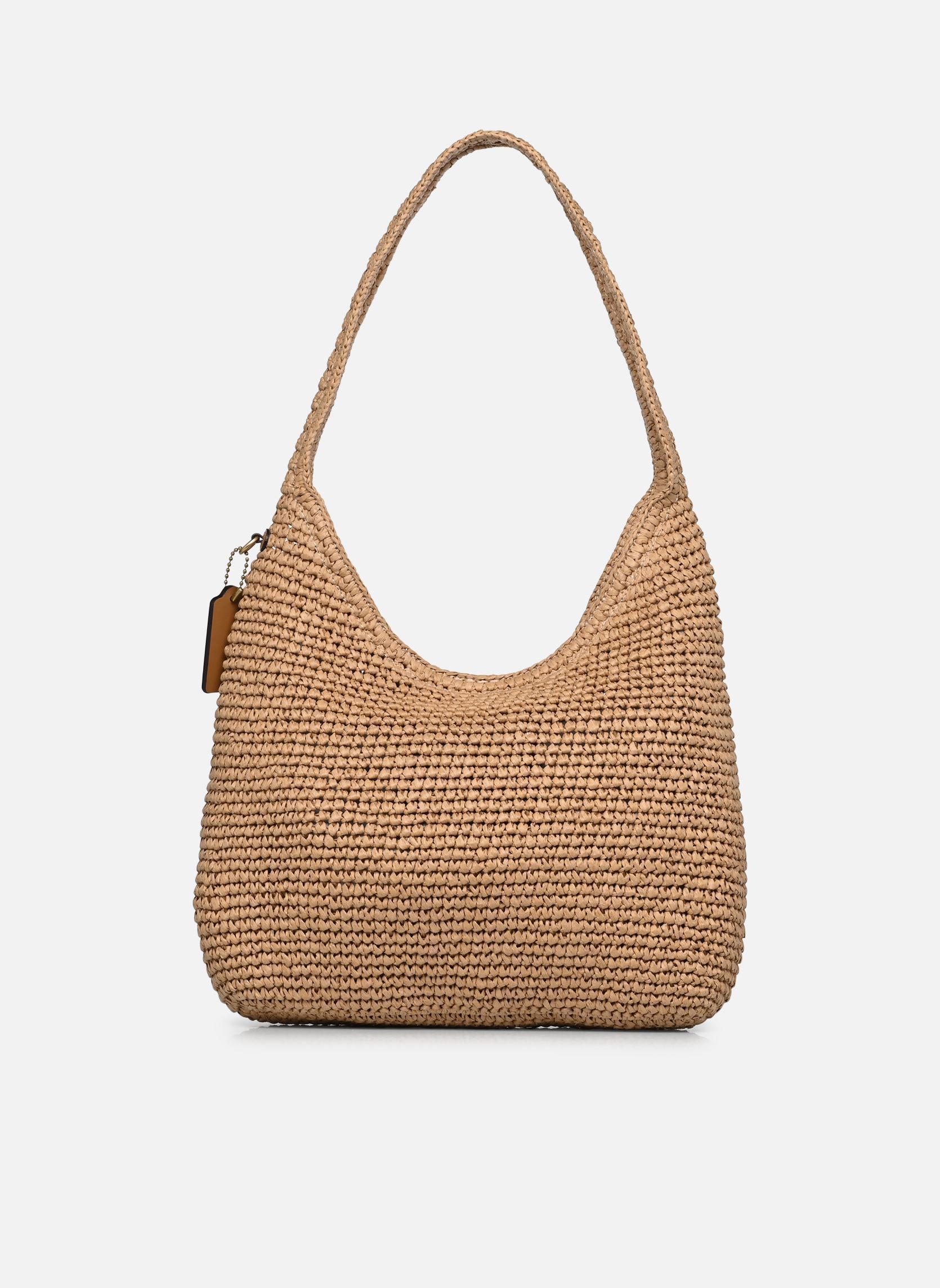 Taschen REFINED WEAVE STRAW BROOKLYN SHOULDER BA damen beige Coach Taschen REFINED WEAVE STRAW BROOKLYN SHOULDER BA damen beige B4/NATURAL