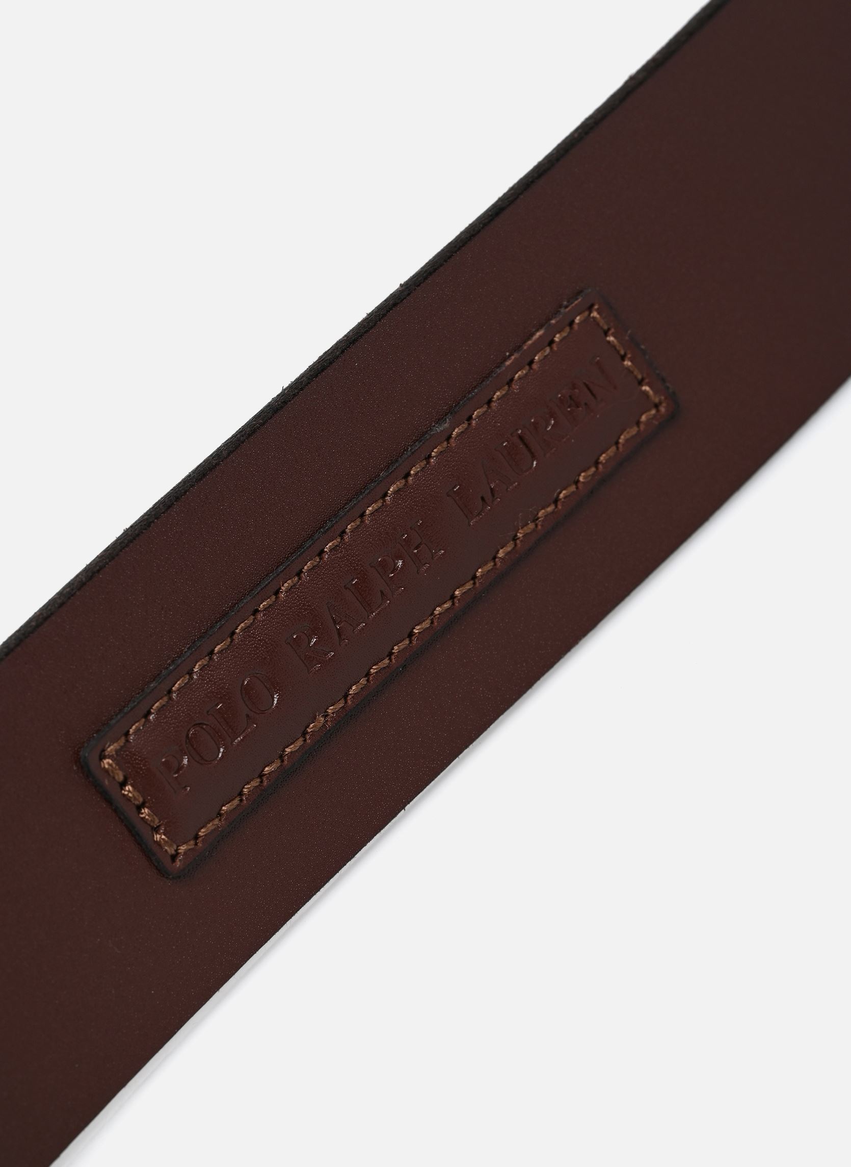 Ceintures Ceinture en cuir à boucle rouleau 405899 homme marron Polo Ralph Lauren Ceintures Ceinture en cuir à boucle rouleau 405899 homme marron BROWN