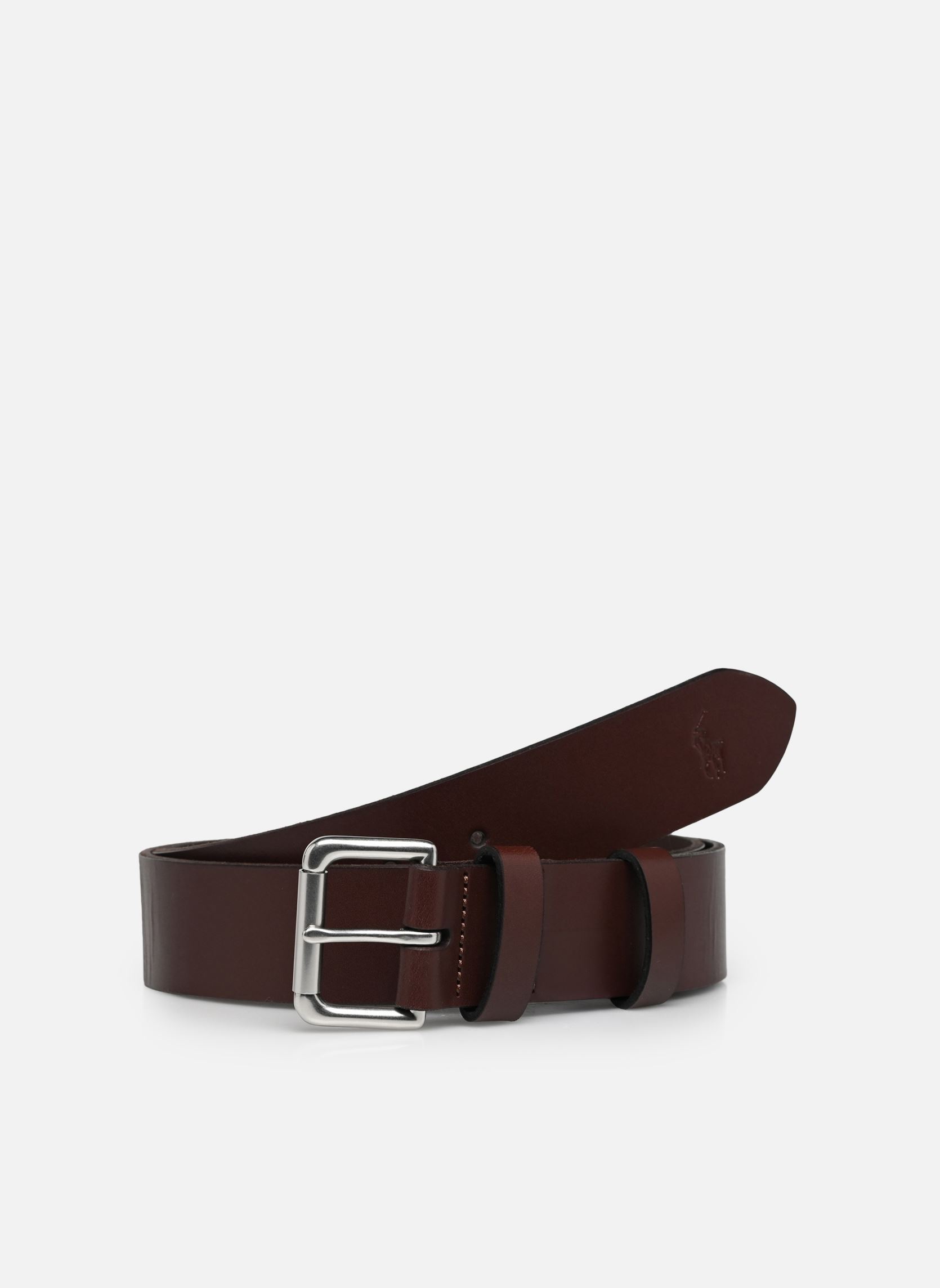 Ceintures Ceinture en cuir à boucle rouleau 405899 homme marron Polo Ralph Lauren Ceintures Ceinture en cuir à boucle rouleau 405899 homme marron BROWN