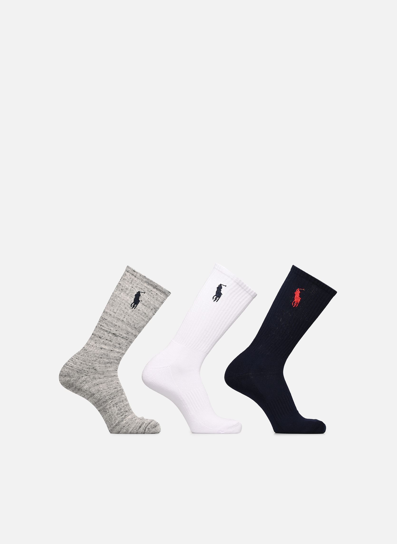Socken 3 paires de chaussettes sport Big Pony H herren blau Polo Ralph Lauren Socken 3 paires de chaussettes sport Big Pony H herren blau NAVY ASSORTED