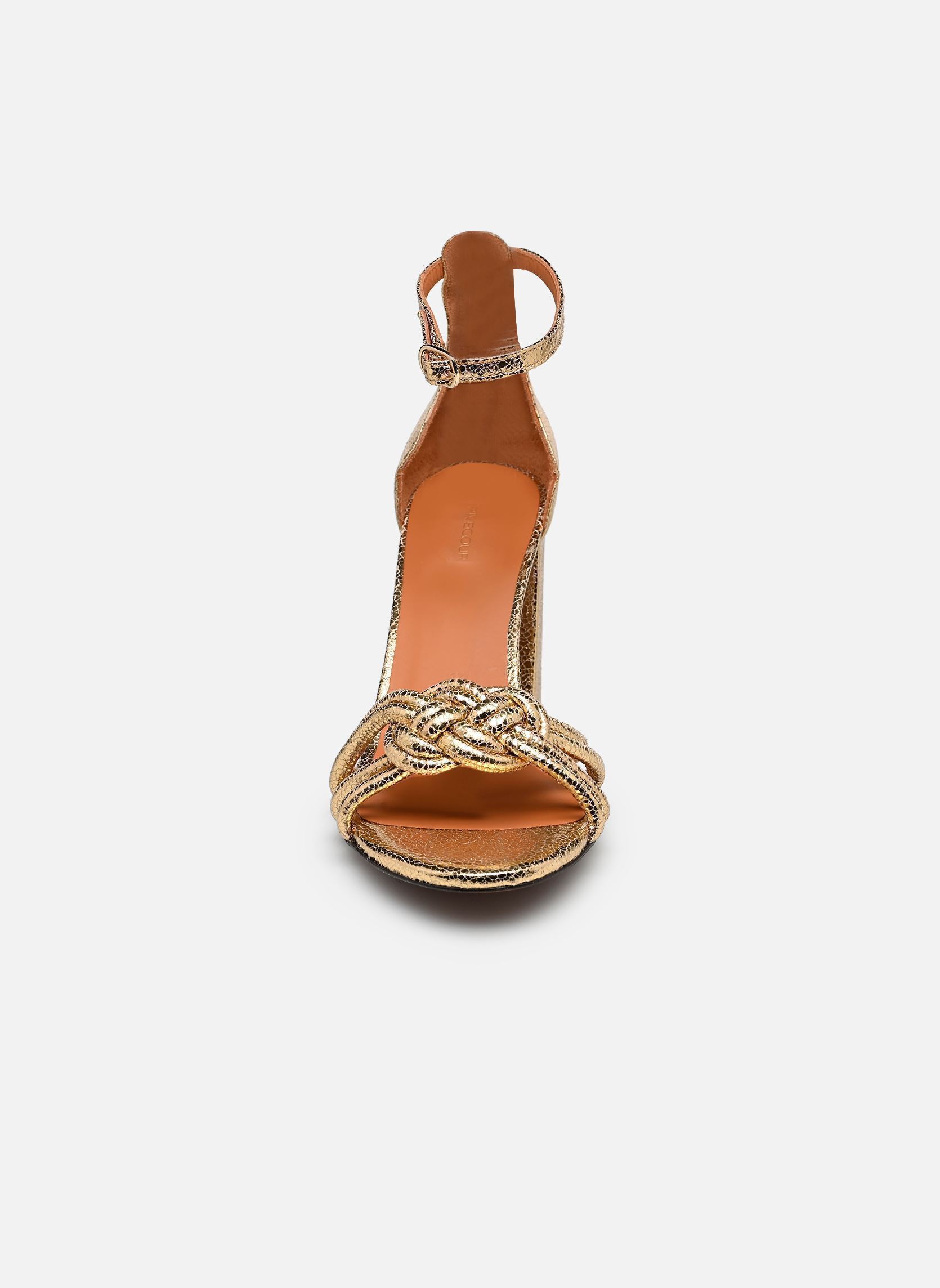 Sandalen Sandales n°191 - Cuir craquelé - Doré damen gold und bronze Rivecour Sandalen Sandales n°191 - Cuir craquelé - Doré damen gold und bronze DORÉ