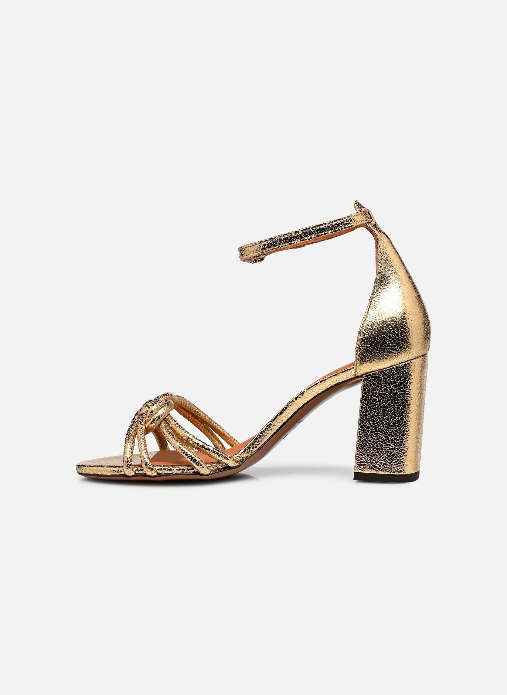 Sandalen Sandales n°191 - Cuir craquelé - Doré damen gold und bronze Rivecour Sandalen Sandales n°191 - Cuir craquelé - Doré damen gold und bronze DORÉ