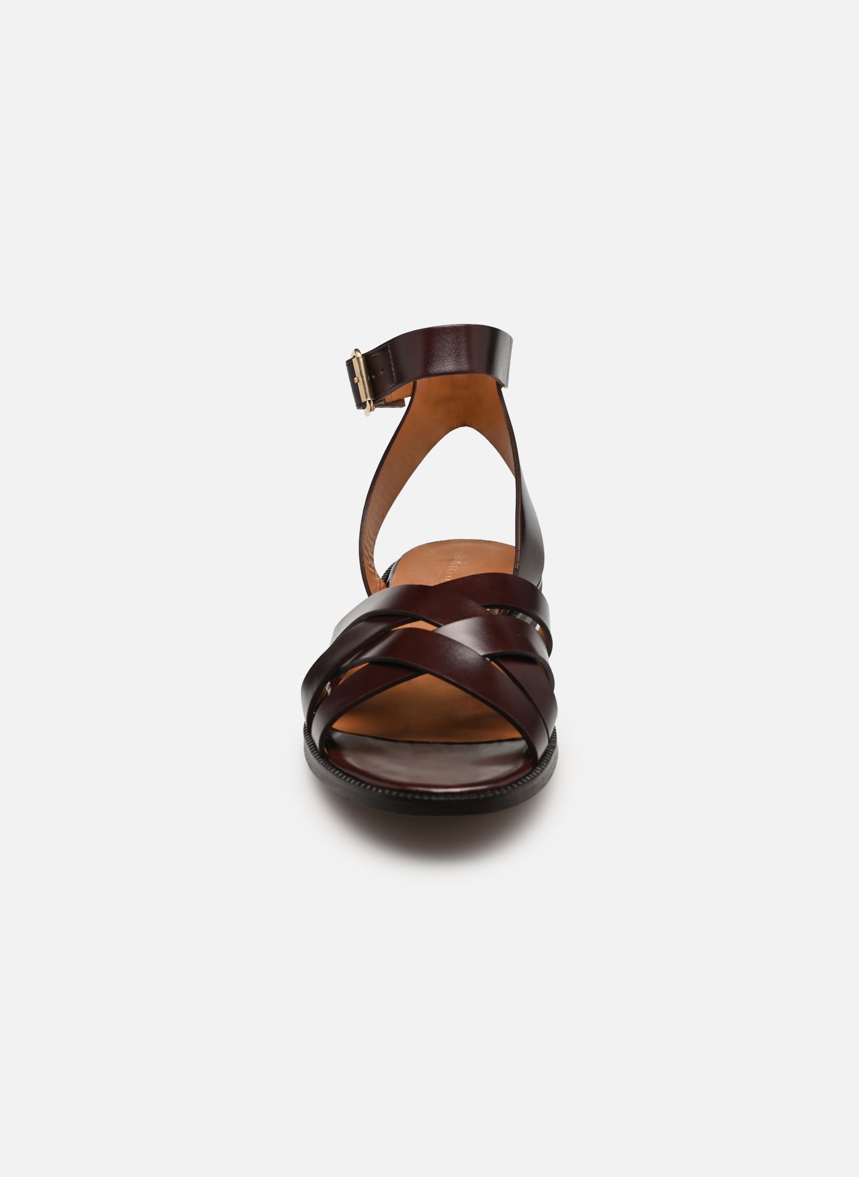 Sandalen Sandales n°203 - Cuir - Marron chocolat damen braun Rivecour Sandalen Sandales n°203 - Cuir - Marron chocolat damen braun MARRON CHOCOLAT