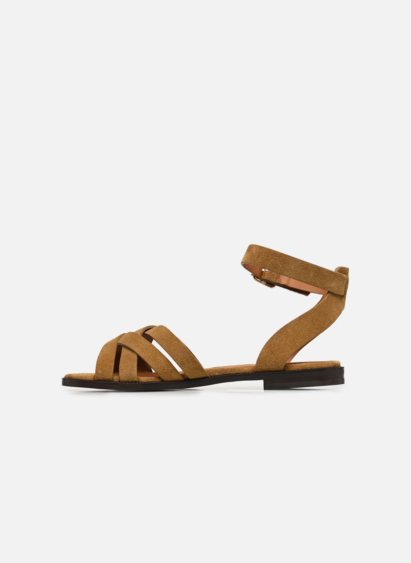 Sandales Sandales n°203 - Suède - Ecorse femme vert Rivecour Sandales Sandales n°203 - Suède - Ecorse femme vert ECORCE