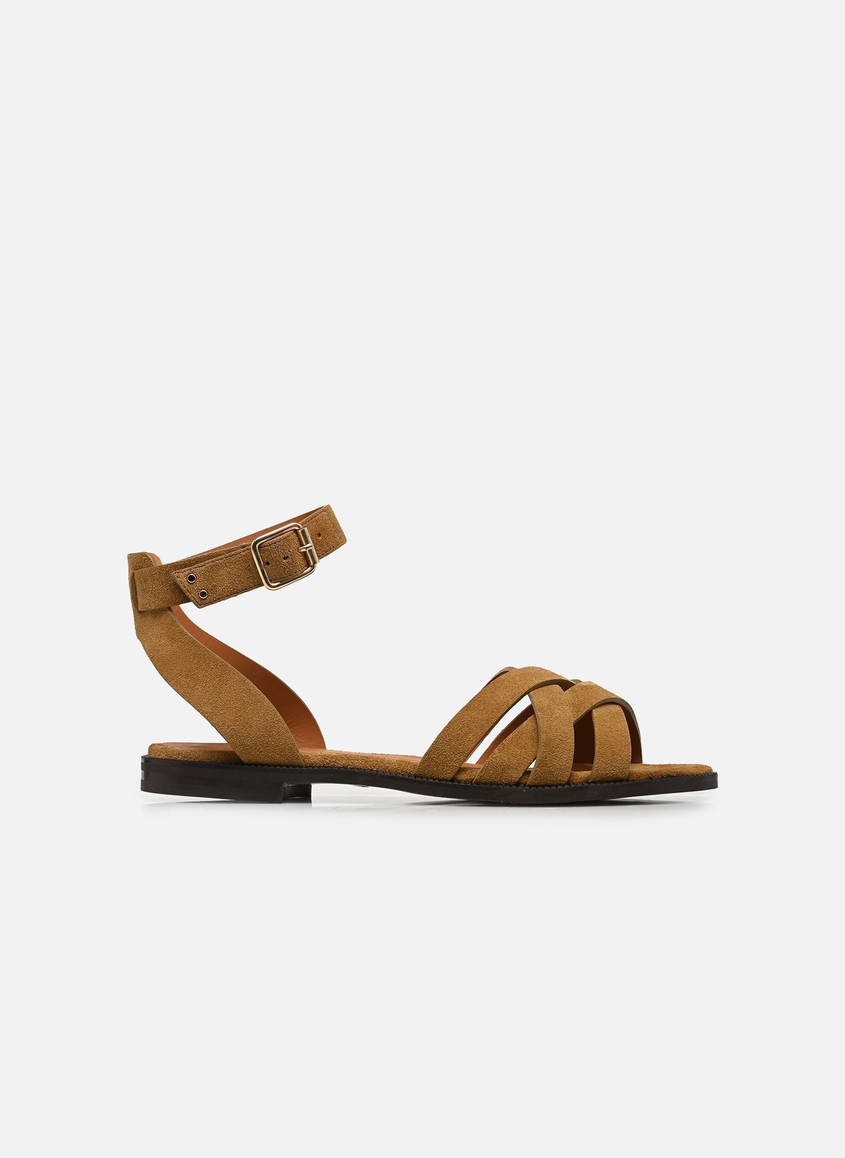 Sandales Sandales n°203 - Suède - Ecorse femme vert Rivecour Sandales Sandales n°203 - Suède - Ecorse femme vert ECORCE