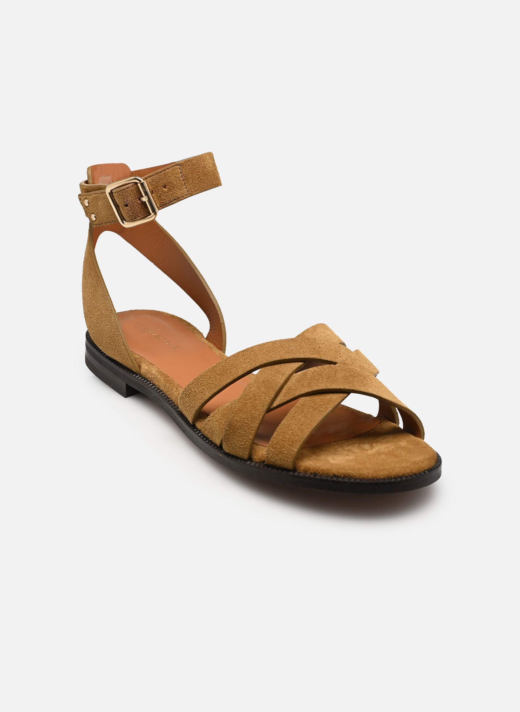 Sandales Sandales n°203 - Suède - Ecorse femme vert Rivecour Sandales Sandales n°203 - Suède - Ecorse femme vert ECORCE