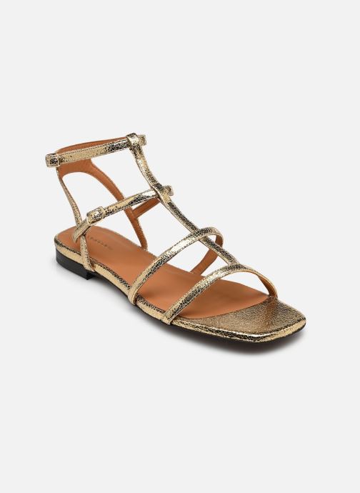 Rivecour Sandalen Sandales n°210 - Cuir craquelé - Doré dames goud en brons