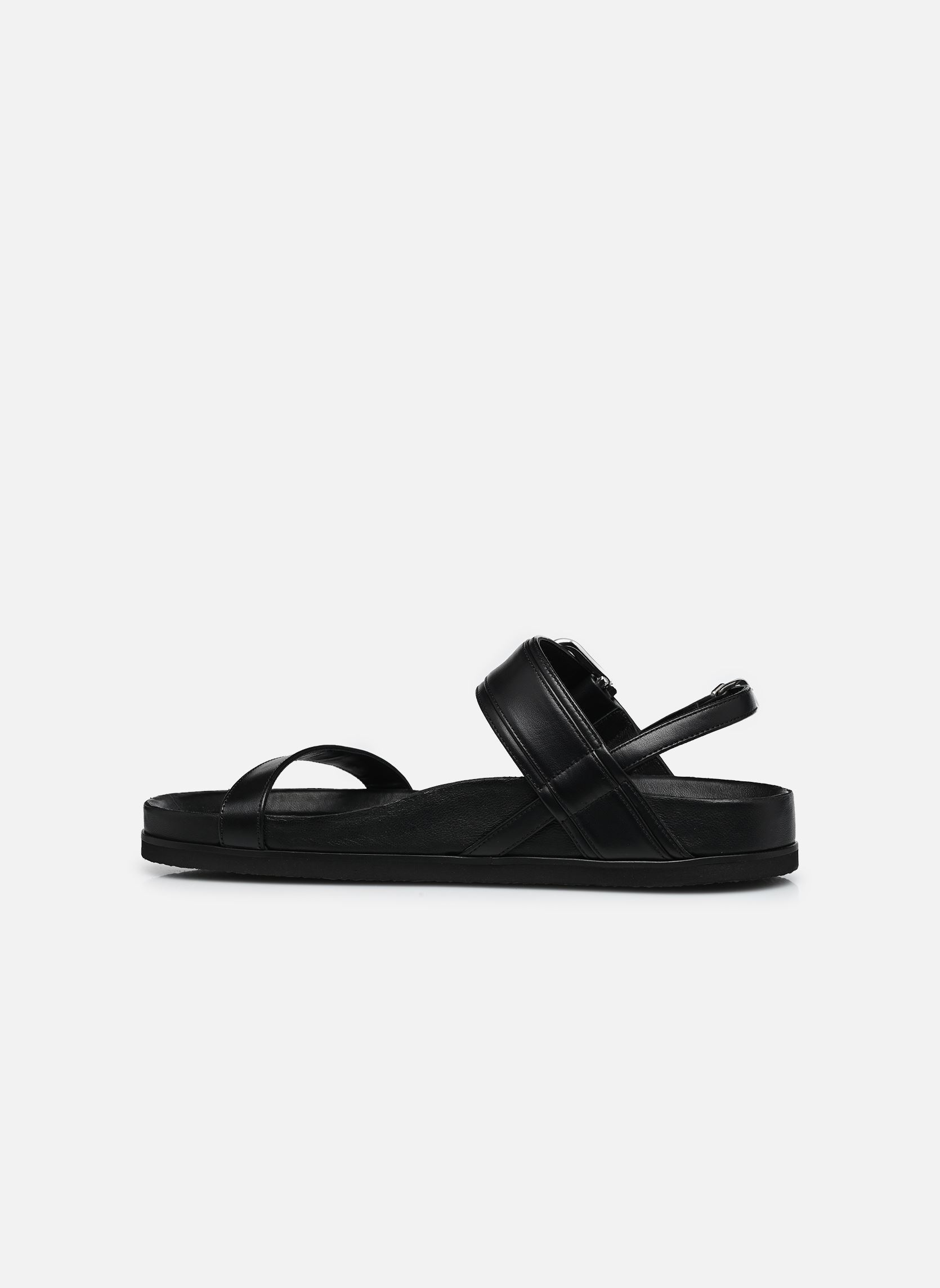 Sandalen Sandales n°218 - Cuir - Noir dames zwart Rivecour Sandalen Sandales n°218 - Cuir - Noir dames zwart NOIR