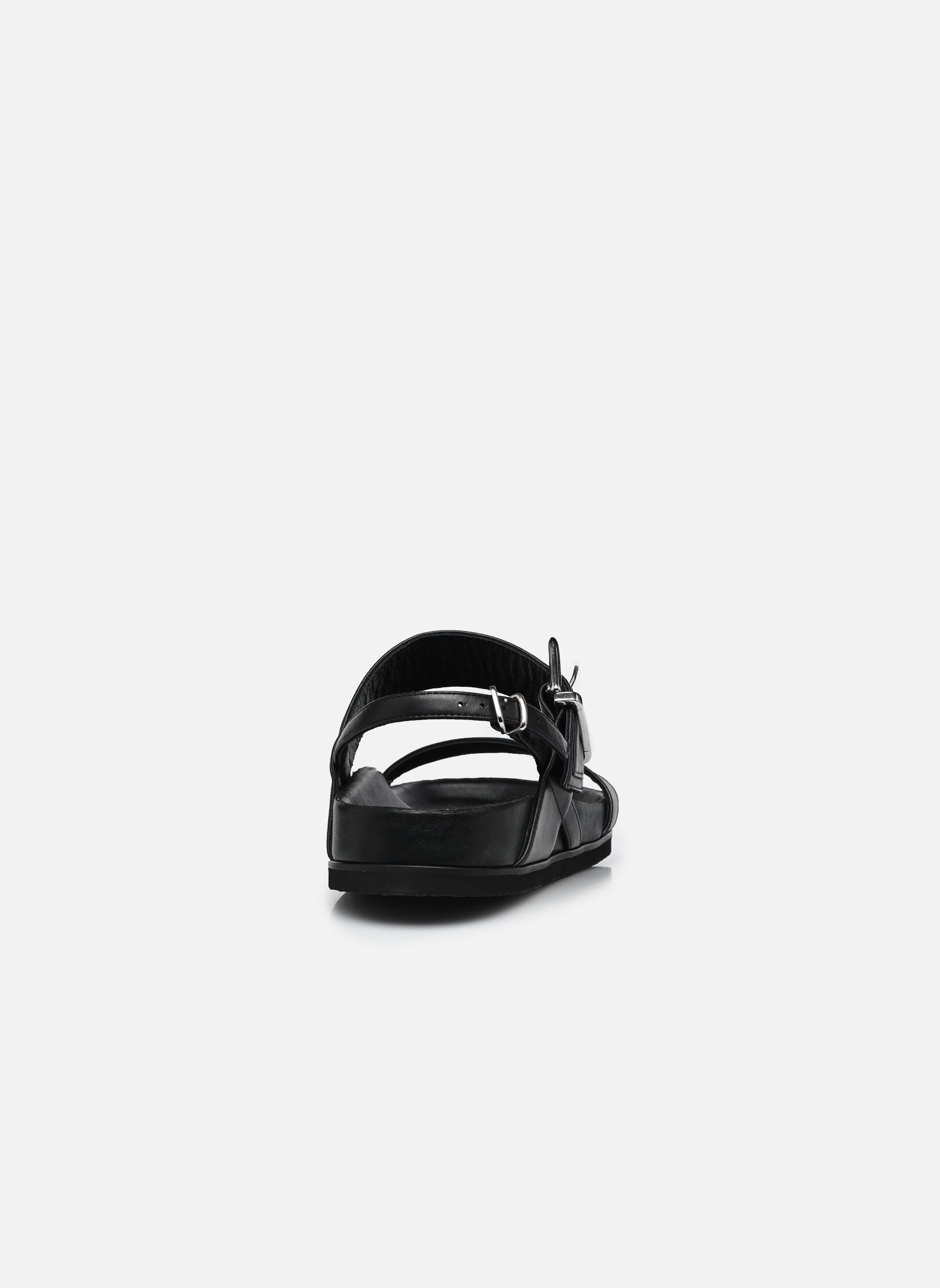 Sandalen Sandales n°218 - Cuir - Noir dames zwart Rivecour Sandalen Sandales n°218 - Cuir - Noir dames zwart NOIR