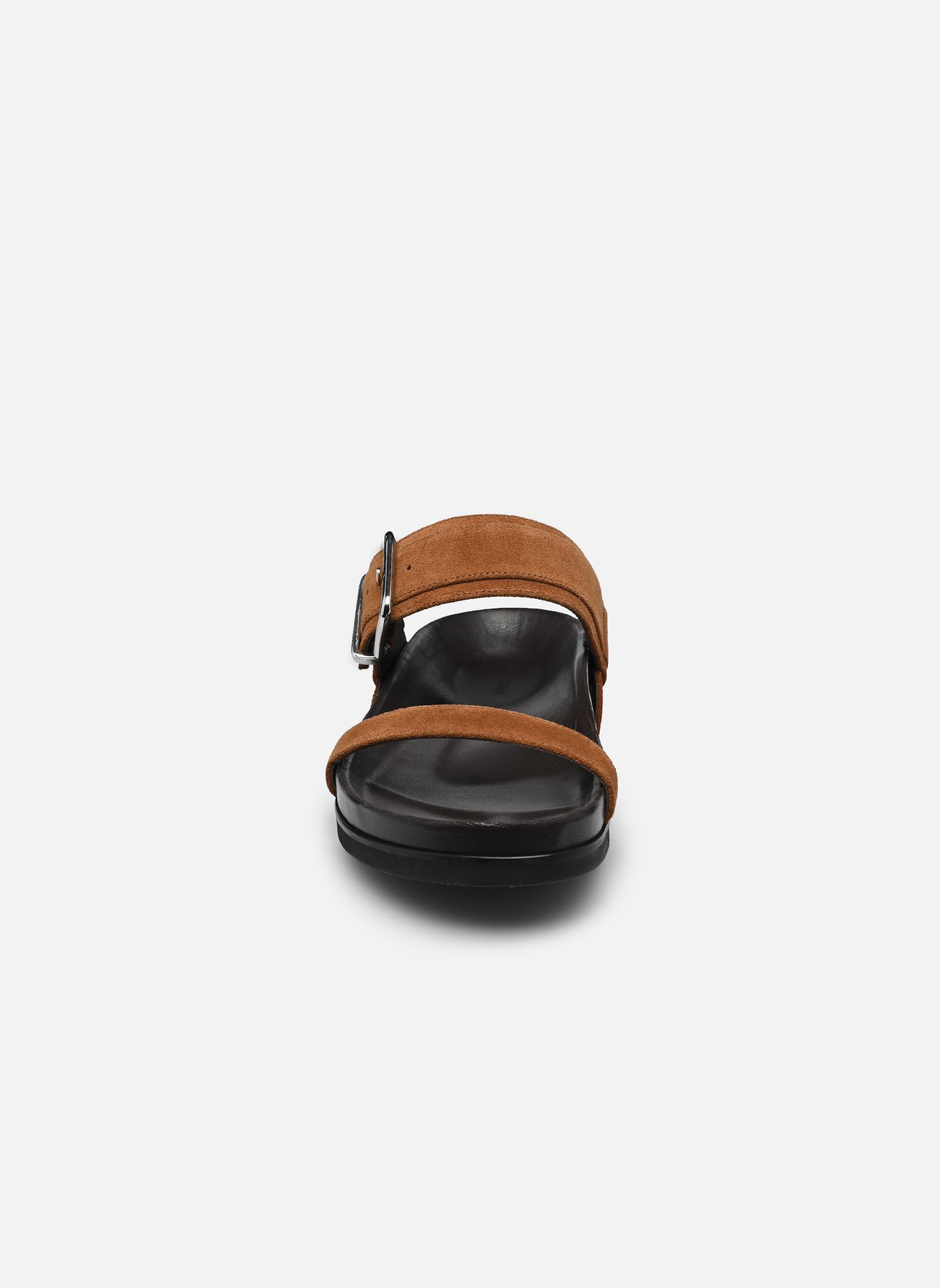 Sandales Sandales n°218 - Suède - Cognac femme marron Rivecour Sandales Sandales n°218 - Suède - Cognac femme marron COGNAC