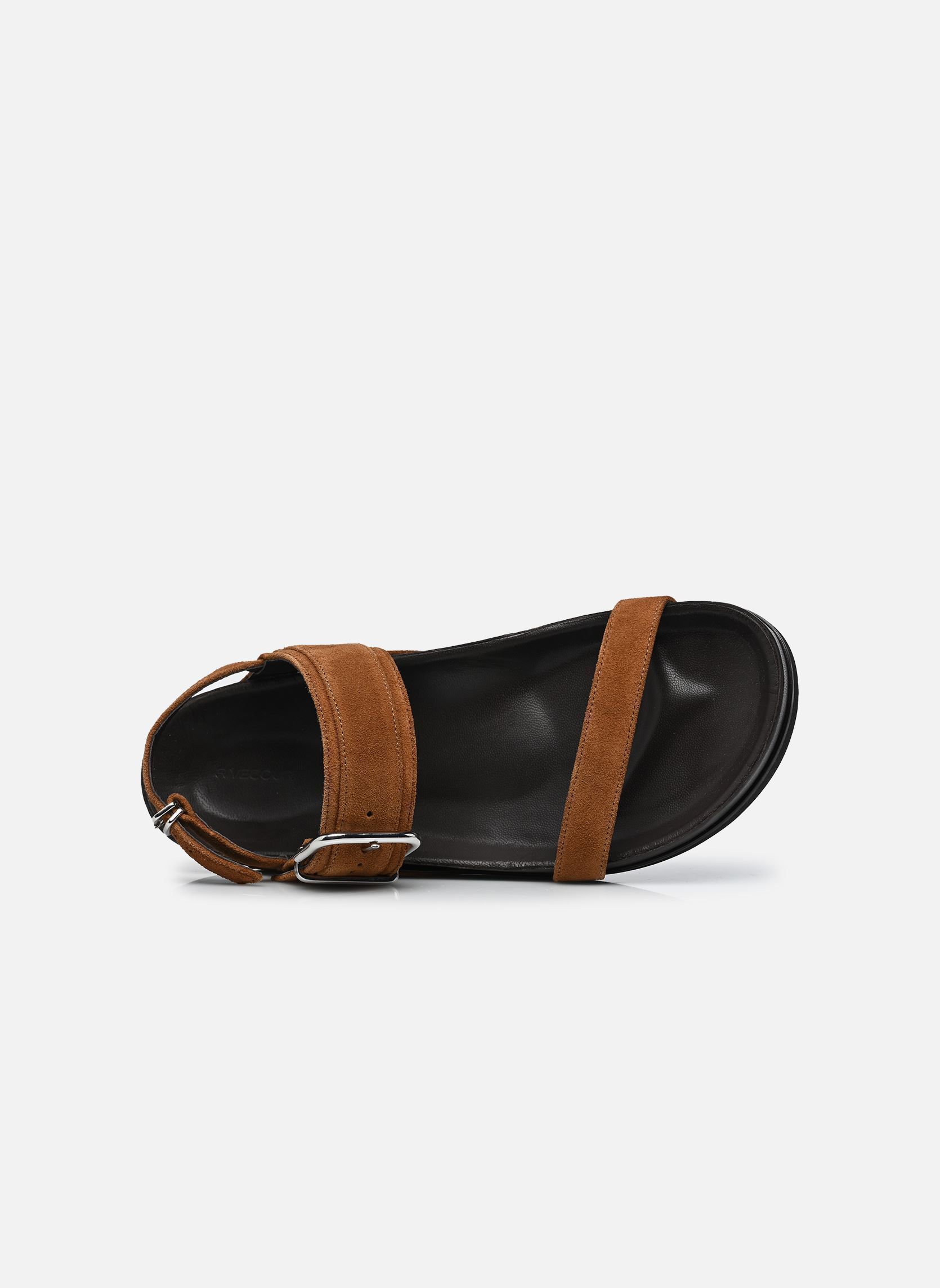 Sandales Sandales n°218 - Suède - Cognac femme marron Rivecour Sandales Sandales n°218 - Suède - Cognac femme marron COGNAC