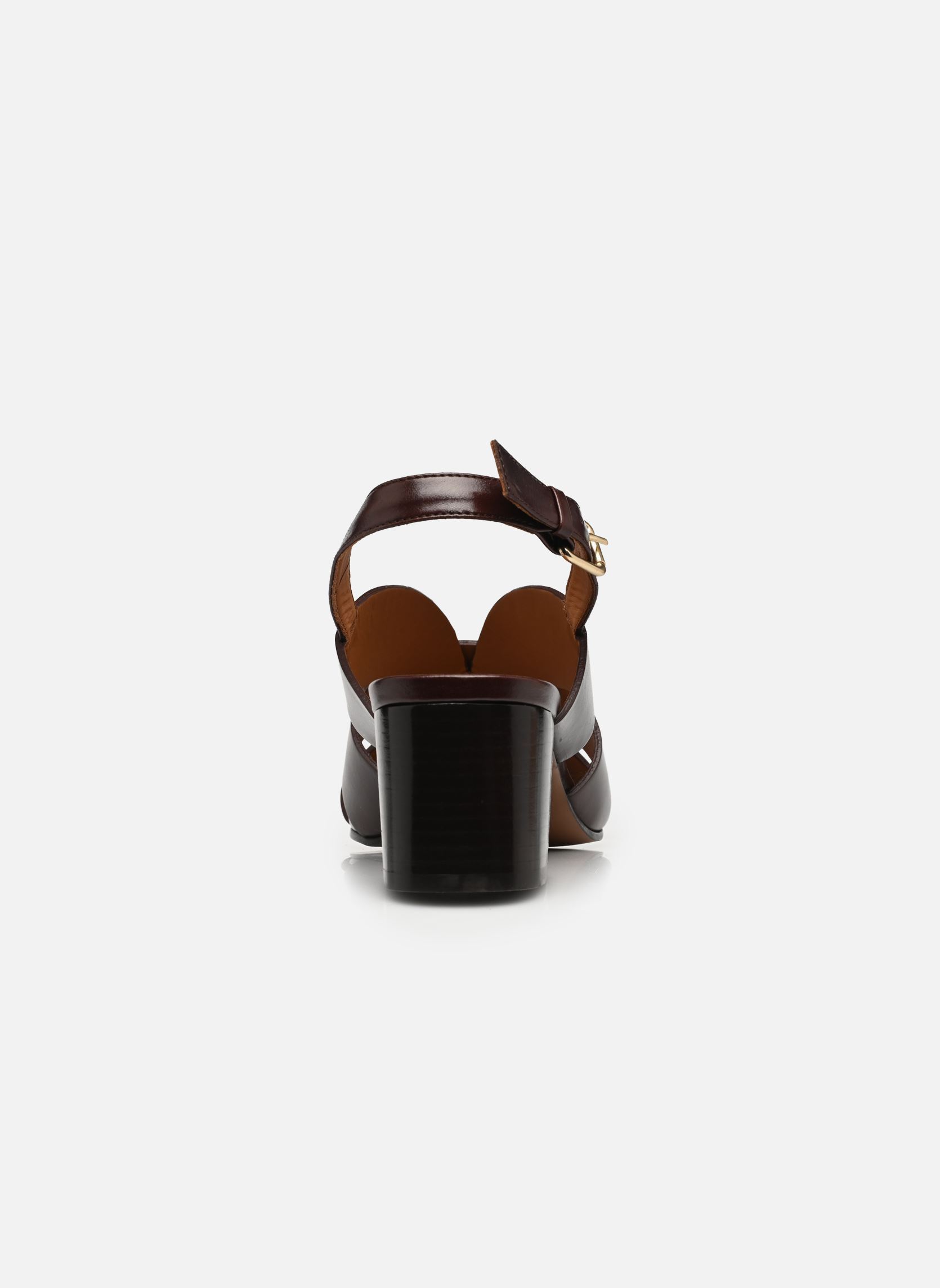 Sandalen Sandales n°551 - Cuir - Marron chocolat damen braun Rivecour Sandalen Sandales n°551 - Cuir - Marron chocolat damen braun MARRON CHOCOLAT