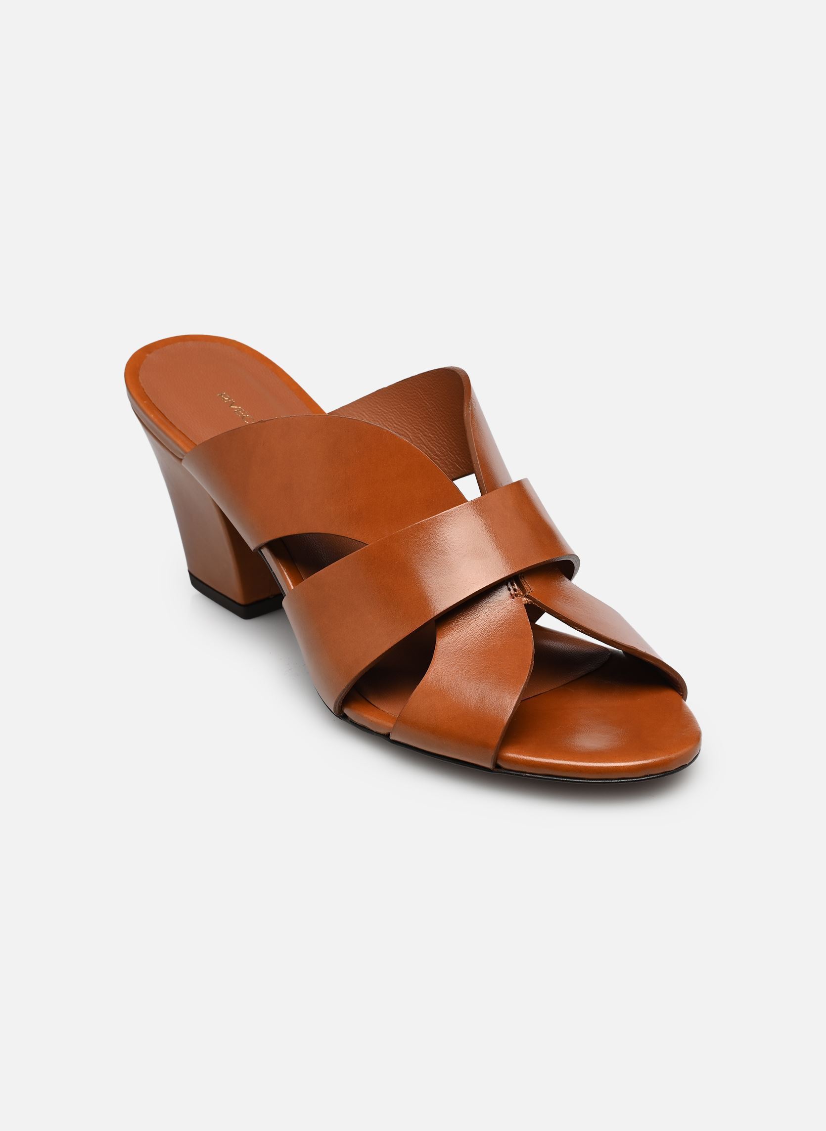 Sandalen Sandales n°561 - Cuir - Cognac damen braun Rivecour Sandalen Sandales n°561 - Cuir - Cognac damen braun COGNAC