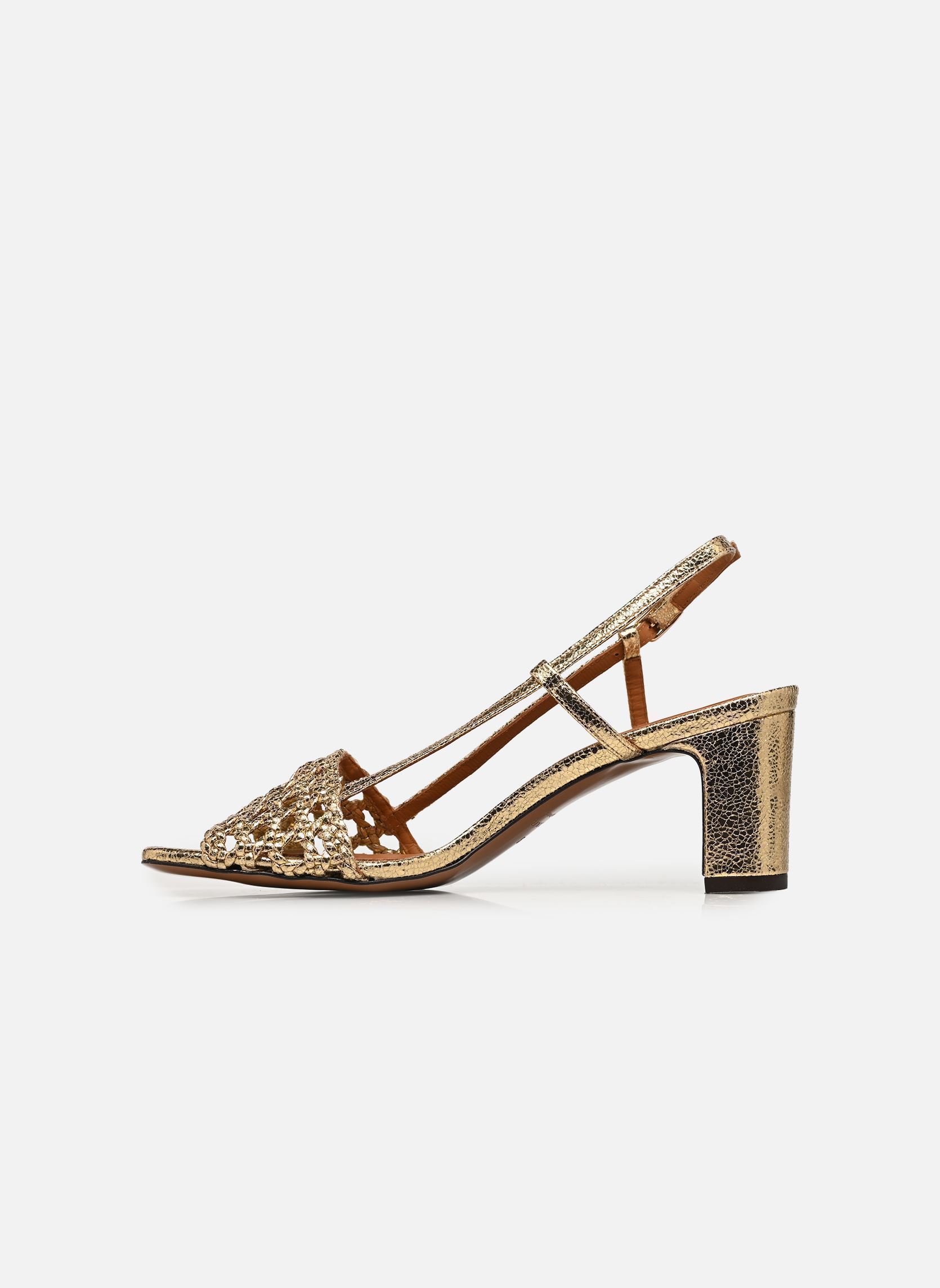 Sandali Sandales n°592 - Cuir craquelé - Doré donna oro e bronzo Rivecour Sandali Sandales n°592 - Cuir craquelé - Doré donna oro e bronzo DORÉ