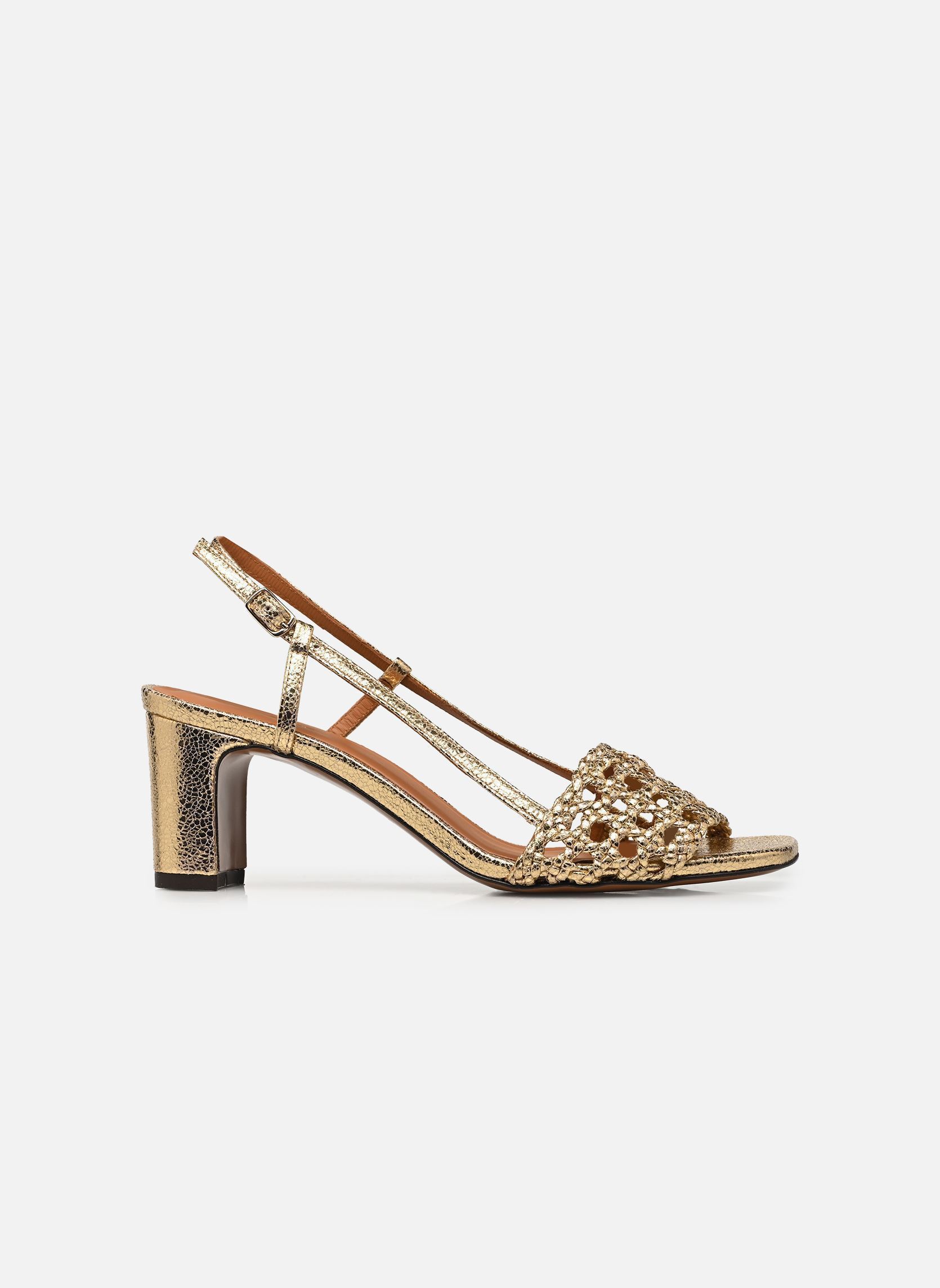 Sandali Sandales n°592 - Cuir craquelé - Doré donna oro e bronzo Rivecour Sandali Sandales n°592 - Cuir craquelé - Doré donna oro e bronzo DORÉ