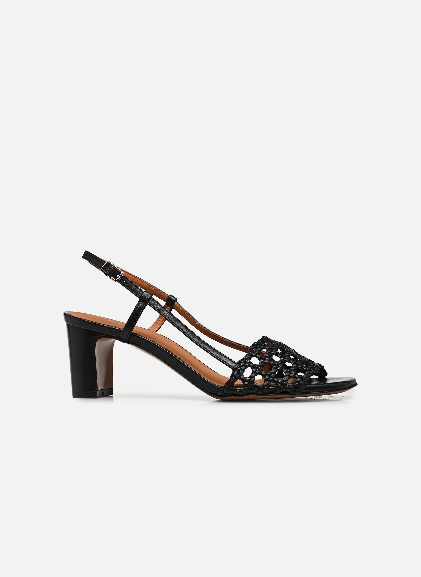 Sandalen Sandales n°592 - Cuir Nappa - Noir damen schwarz Rivecour Sandalen Sandales n°592 - Cuir Nappa - Noir damen schwarz NOIR