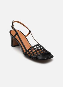 Sandalen Sandales n°592 - Cuir Nappa - Noir damen schwarz Rivecour Sandalen Sandales n°592 - Cuir Nappa - Noir damen schwarz NOIR
