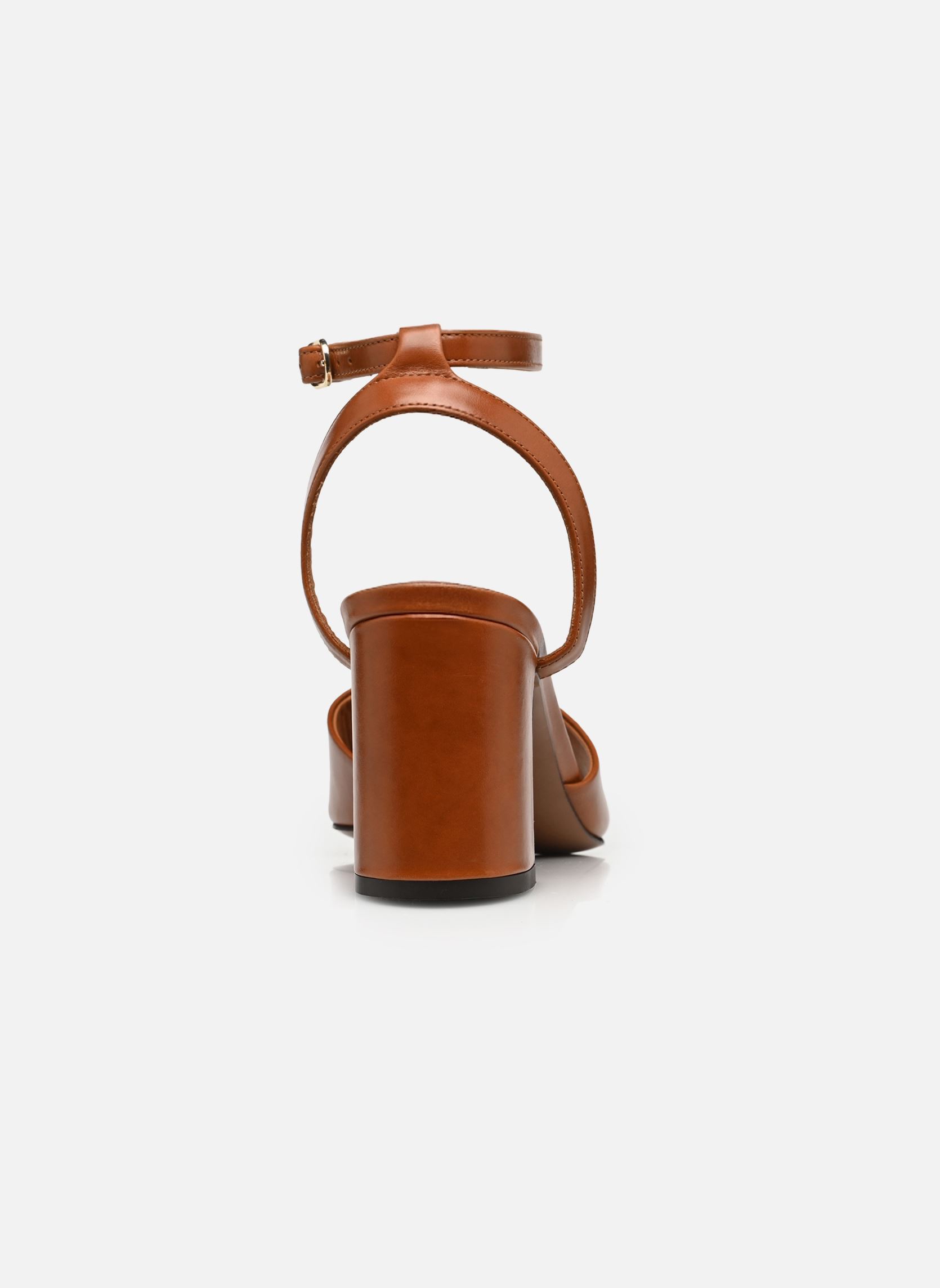 Sandalias Sandales n°789 - Cuir - Cognac mujer marrón Rivecour Sandalias Sandales n°789 - Cuir - Cognac mujer marrón COGNAC