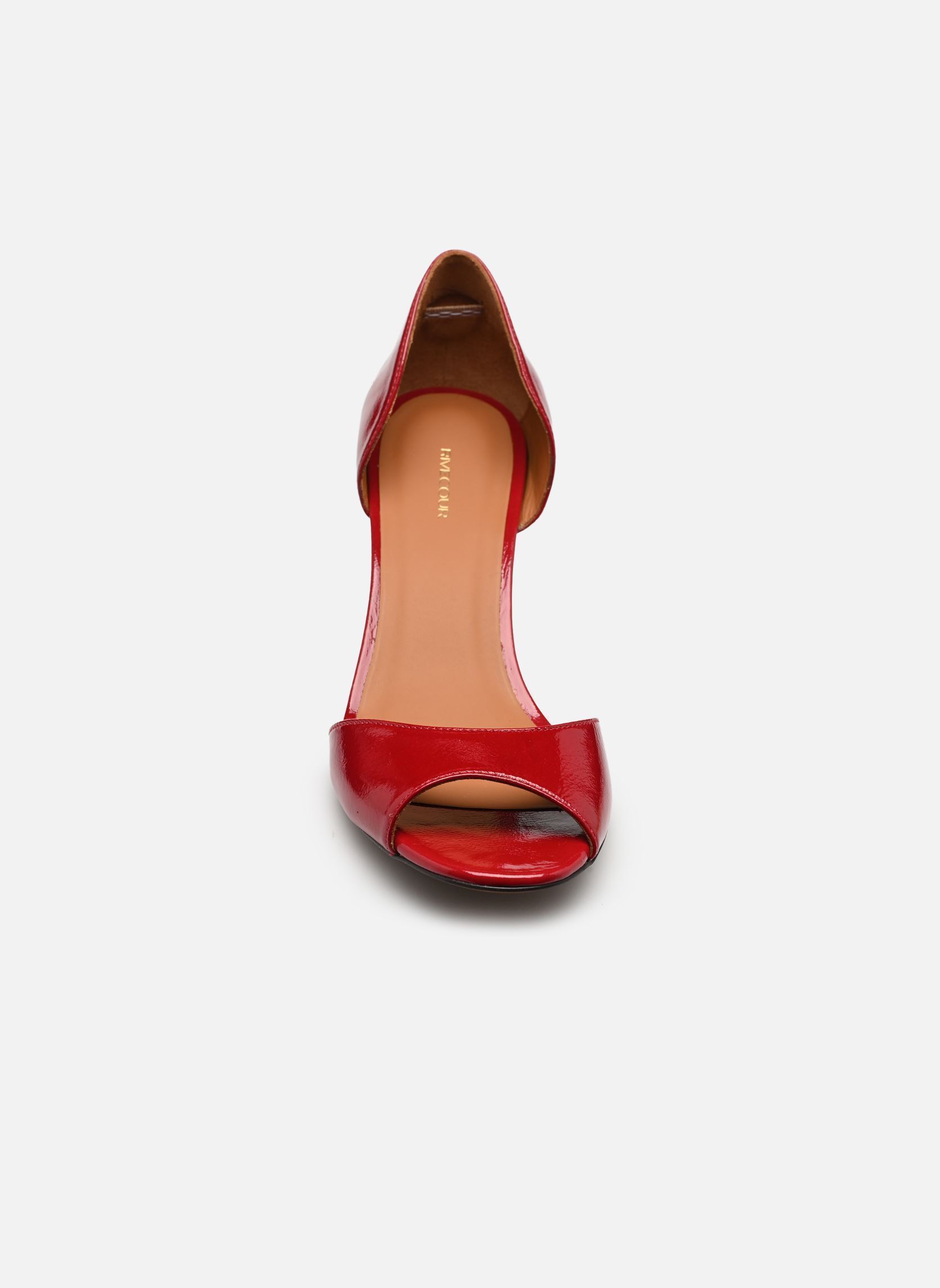 Escarpins à brides Sandales n°796 - Cuir vernis - Rouge cer femme marron Rivecour Escarpins à brides Sandales n°796 - Cuir vernis - Rouge cer femme marron ROUGE CERISE
