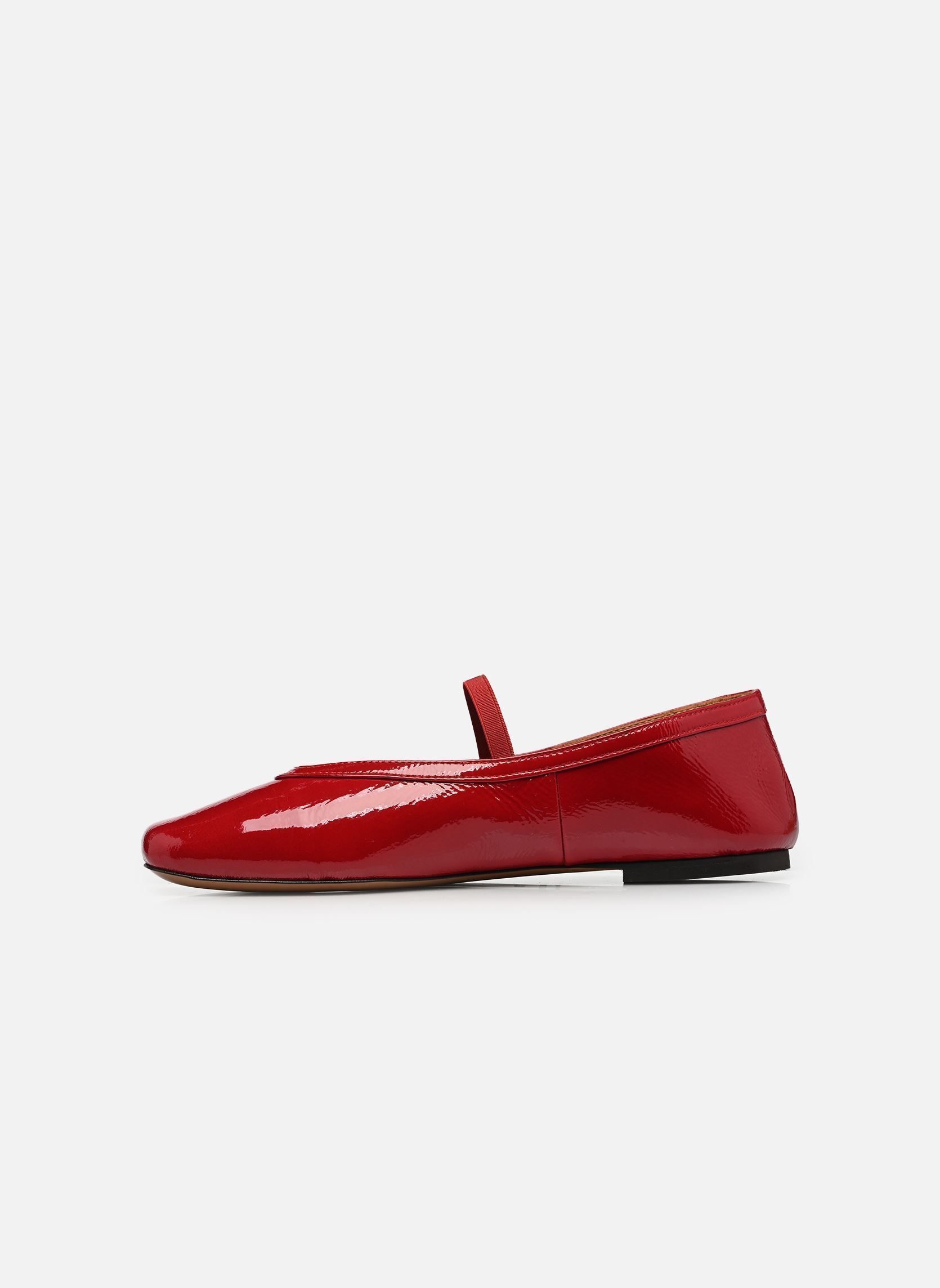 Babys Ballerines n°136 - Cuir vernis - Rouge c damen rot Rivecour Babys Ballerines n°136 - Cuir vernis - Rouge c damen rot ROUGE CERISE
