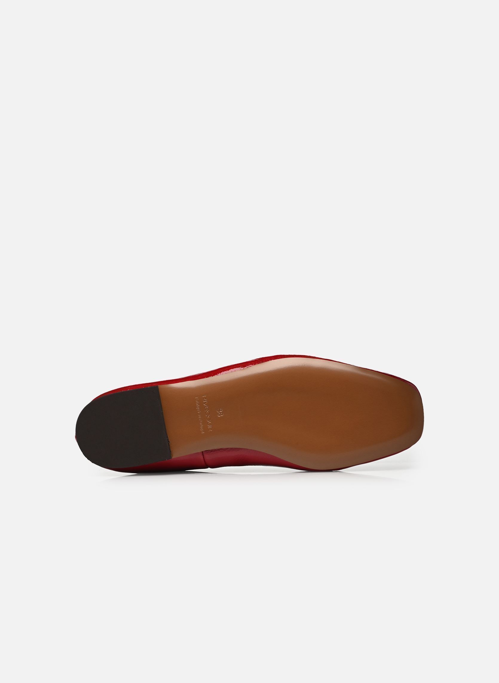 Babys Ballerines n°136 - Cuir vernis - Rouge c damen rot Rivecour Babys Ballerines n°136 - Cuir vernis - Rouge c damen rot ROUGE CERISE
