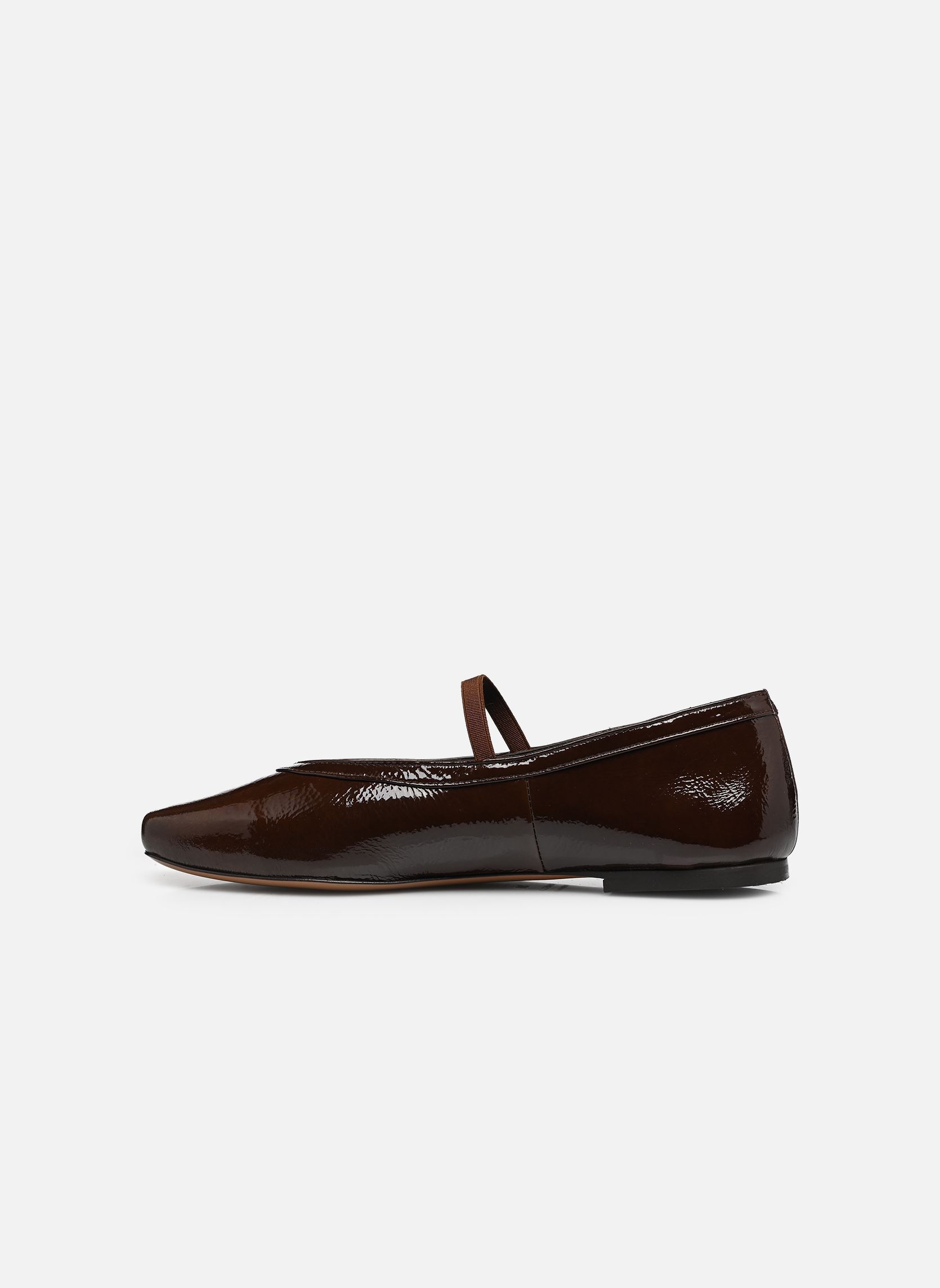 Babys Ballerines n°136 - Cuir vernis - Marron damen braun Rivecour Babys Ballerines n°136 - Cuir vernis - Marron damen braun MARRON CHOCOLAT