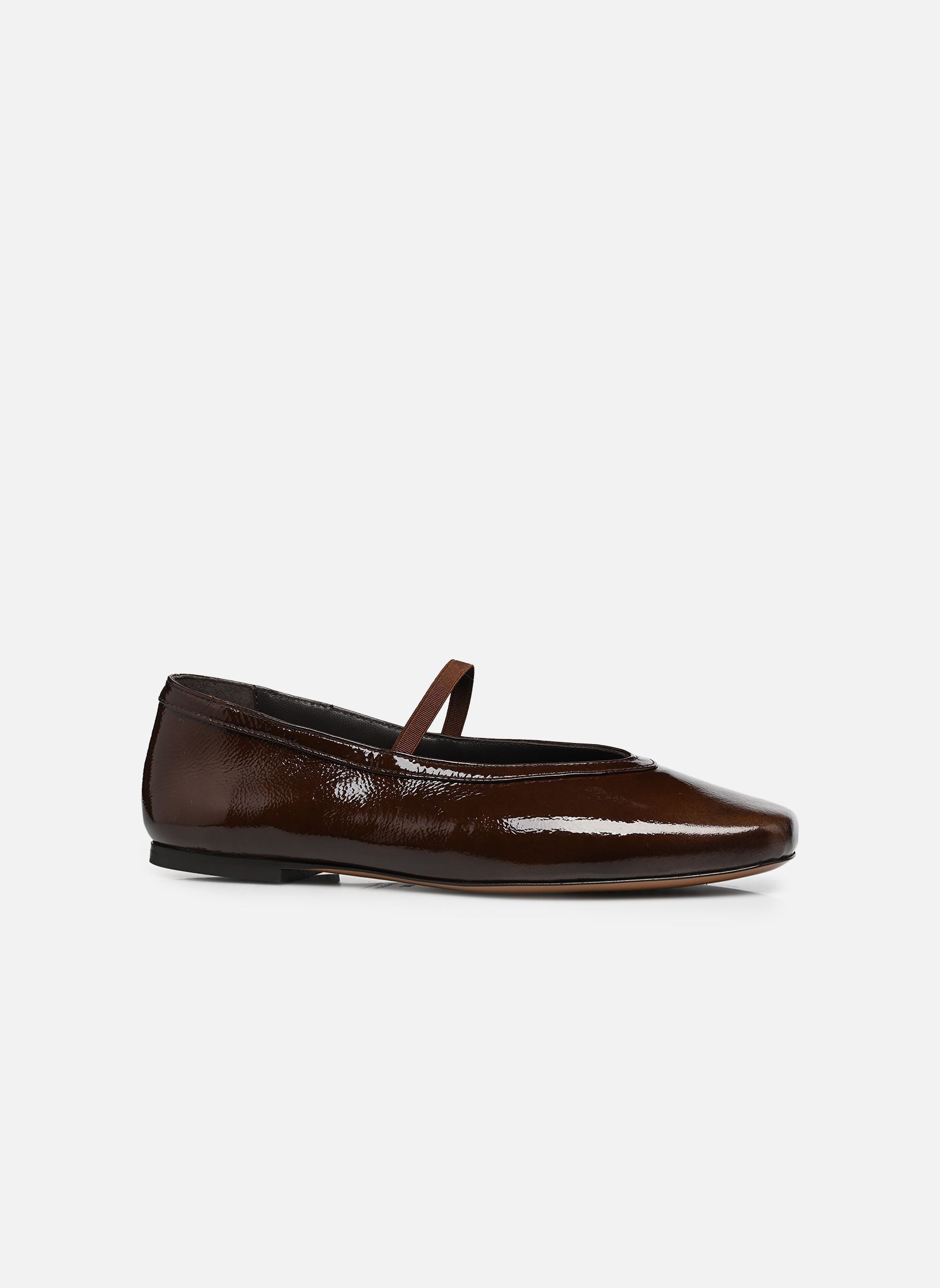 Babys Ballerines n°136 - Cuir vernis - Marron damen braun Rivecour Babys Ballerines n°136 - Cuir vernis - Marron damen braun MARRON CHOCOLAT