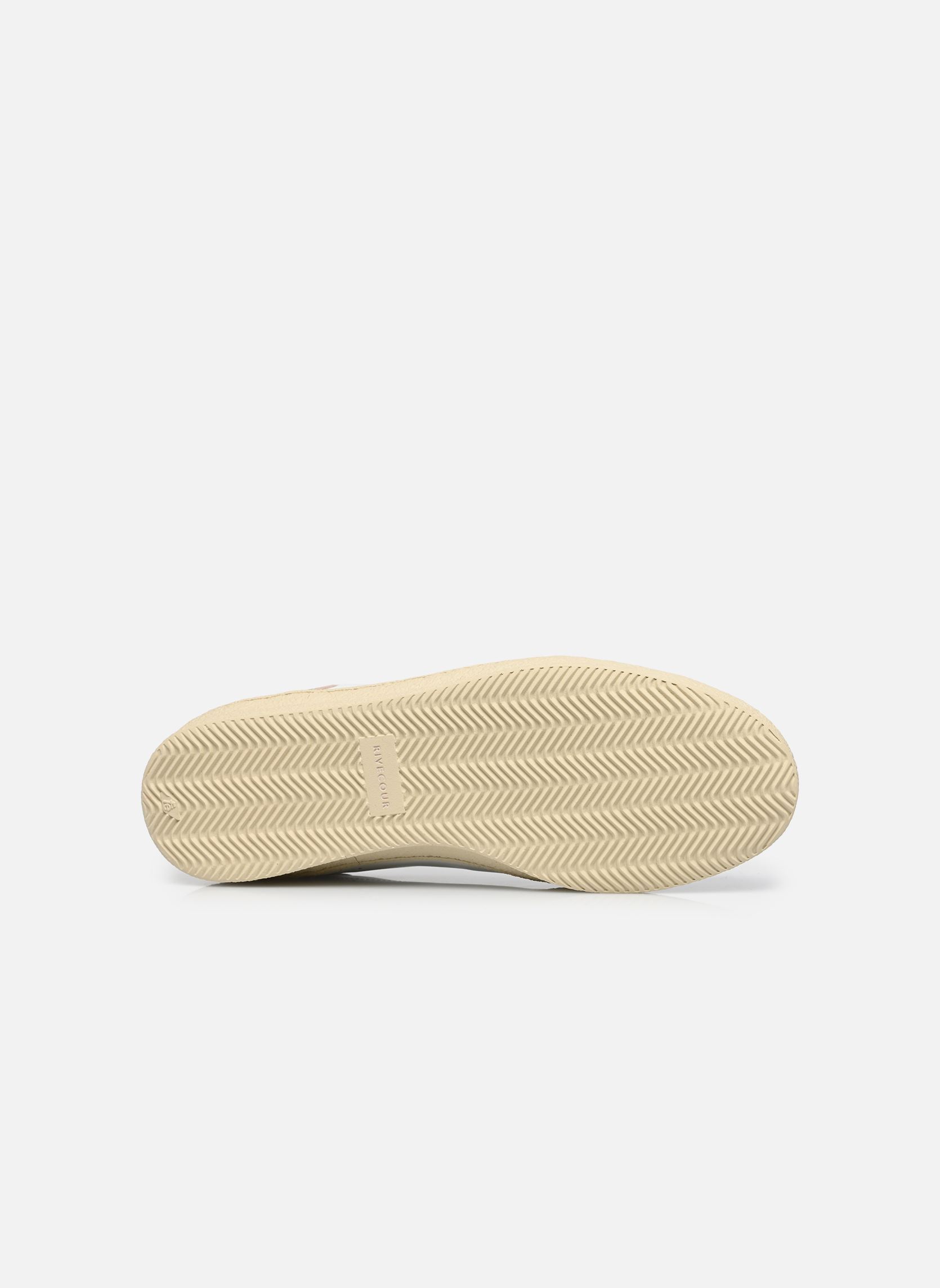 Niedrige Sneaker Baskets n°14 - Cuir - Blanc/Doré damen weiß Rivecour Niedrige Sneaker Baskets n°14 - Cuir - Blanc/Doré damen weiß BLANC/DORÉ