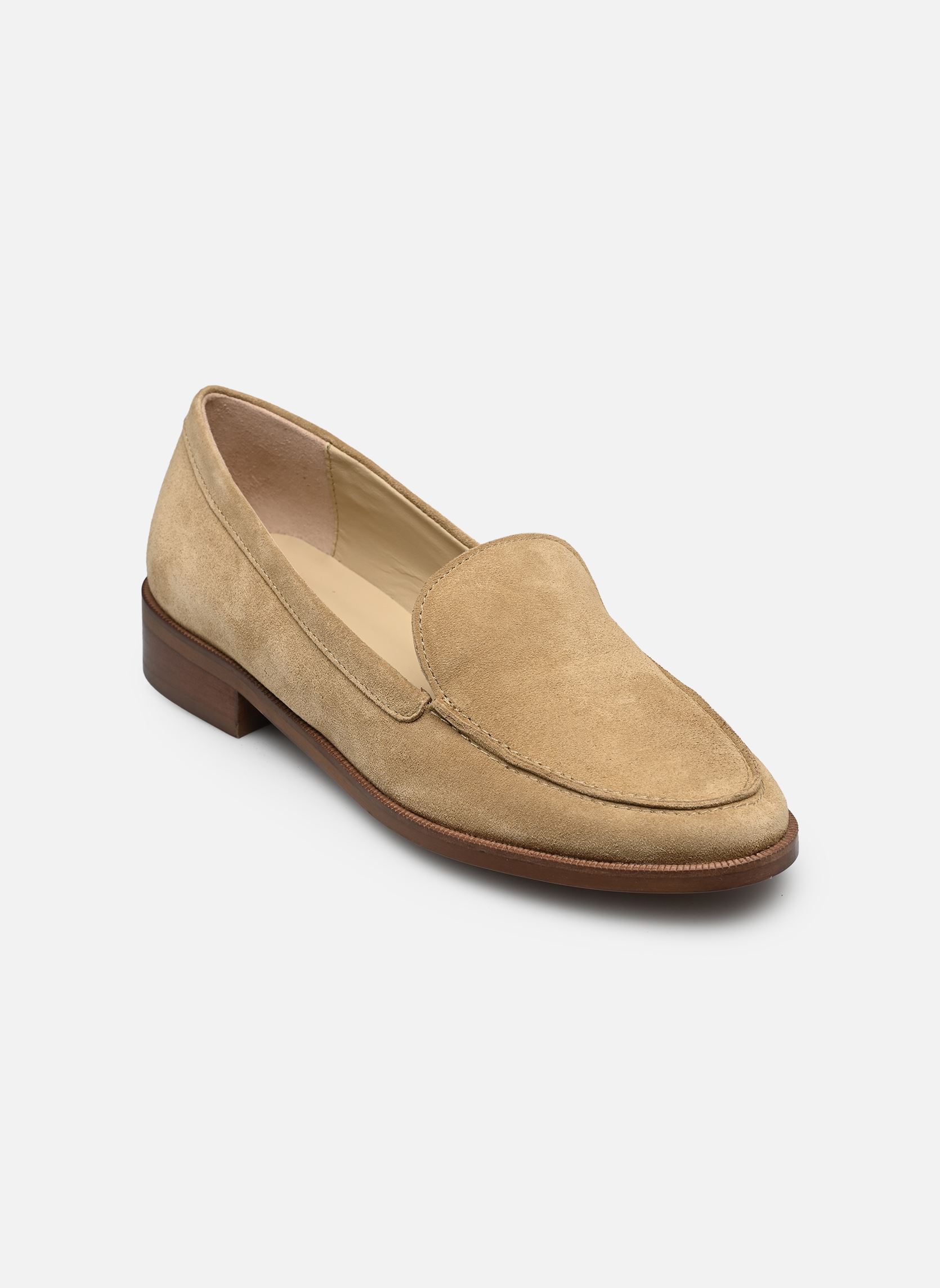 Mocassins Mocassins n°154 - Suède - Taupe dames beige Rivecour Mocassins Mocassins n°154 - Suède - Taupe dames beige TAUPE