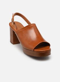 Sandalen Plateformes n°446 - Cuir - Cognac damen braun Rivecour Sandalen Plateformes n°446 - Cuir - Cognac damen braun COGNAC
