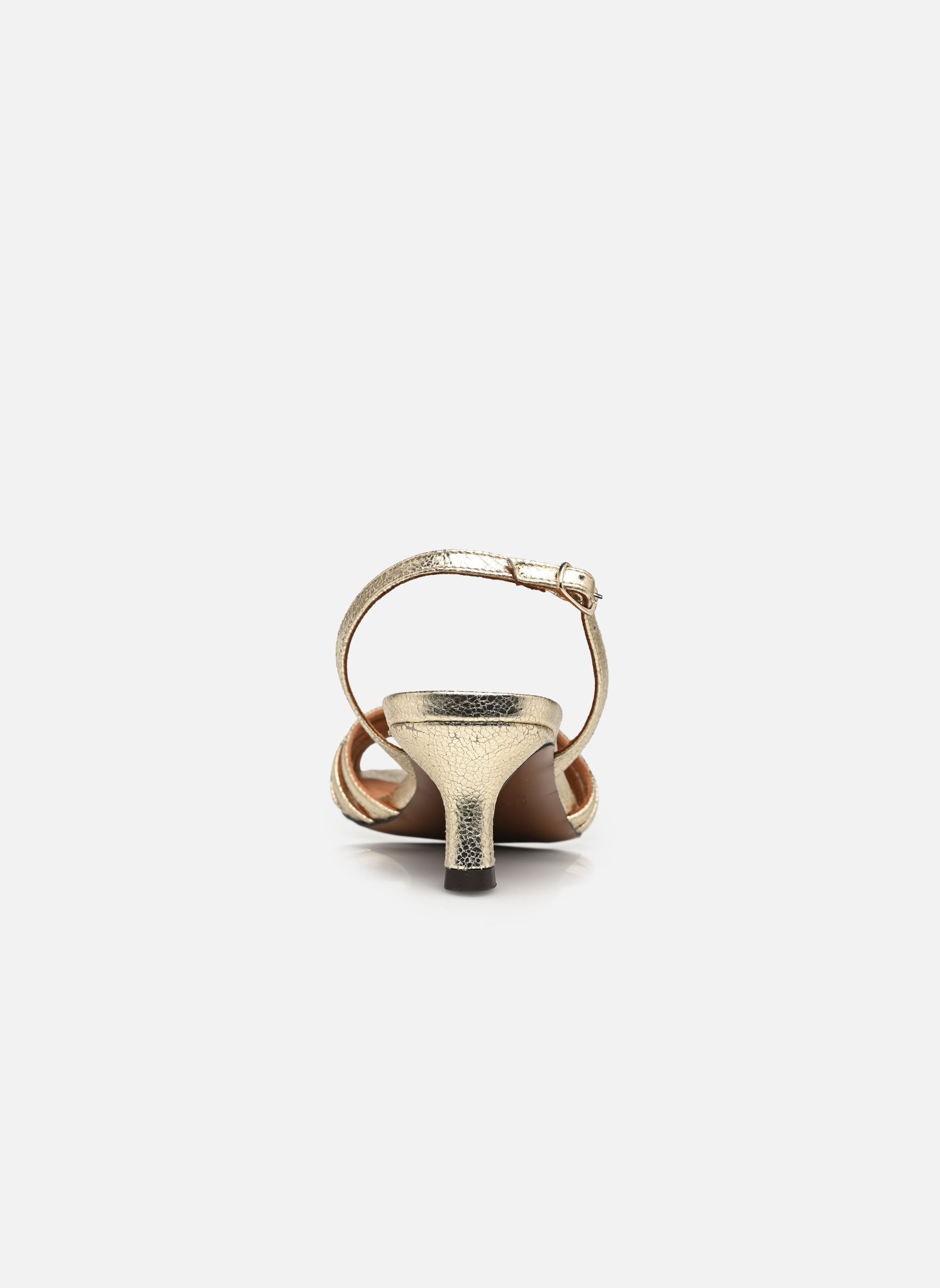 Sandales Sandales n°460 - Cuir craquelé - Or blan femme argent Rivecour Sandales Sandales n°460 - Cuir craquelé - Or blan femme argent OR BLANC