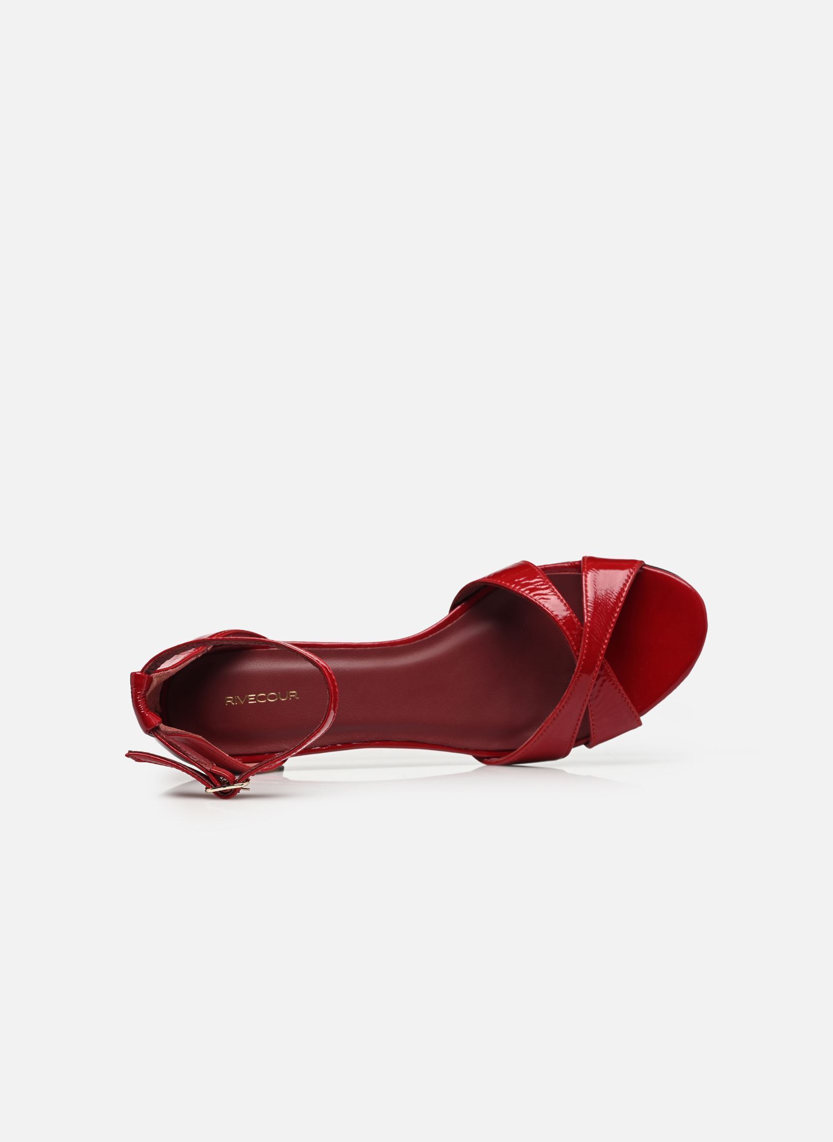Sandales Sandales n°595 - Cuir vernis - Rouge cer femme rouge Rivecour Sandales Sandales n°595 - Cuir vernis - Rouge cer femme rouge ROUGE CERISE