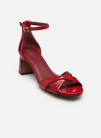 Sandales Sandales n°595 - Cuir vernis - Rouge cer femme rouge