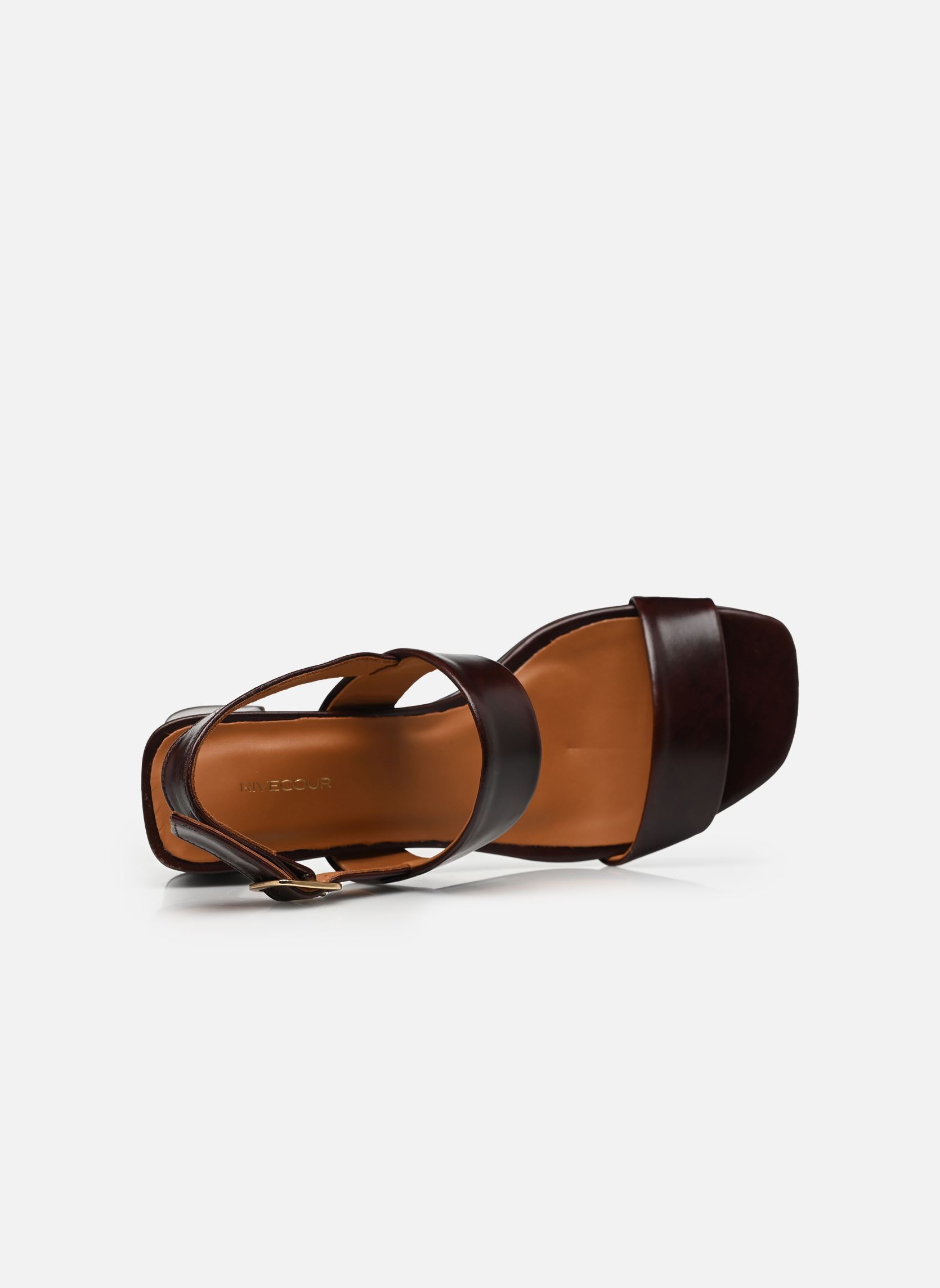 Sandales Sandales n°624 - Cuir - Marron chocolat femme marron Rivecour Sandales Sandales n°624 - Cuir - Marron chocolat femme marron MARRON CHOCOLAT