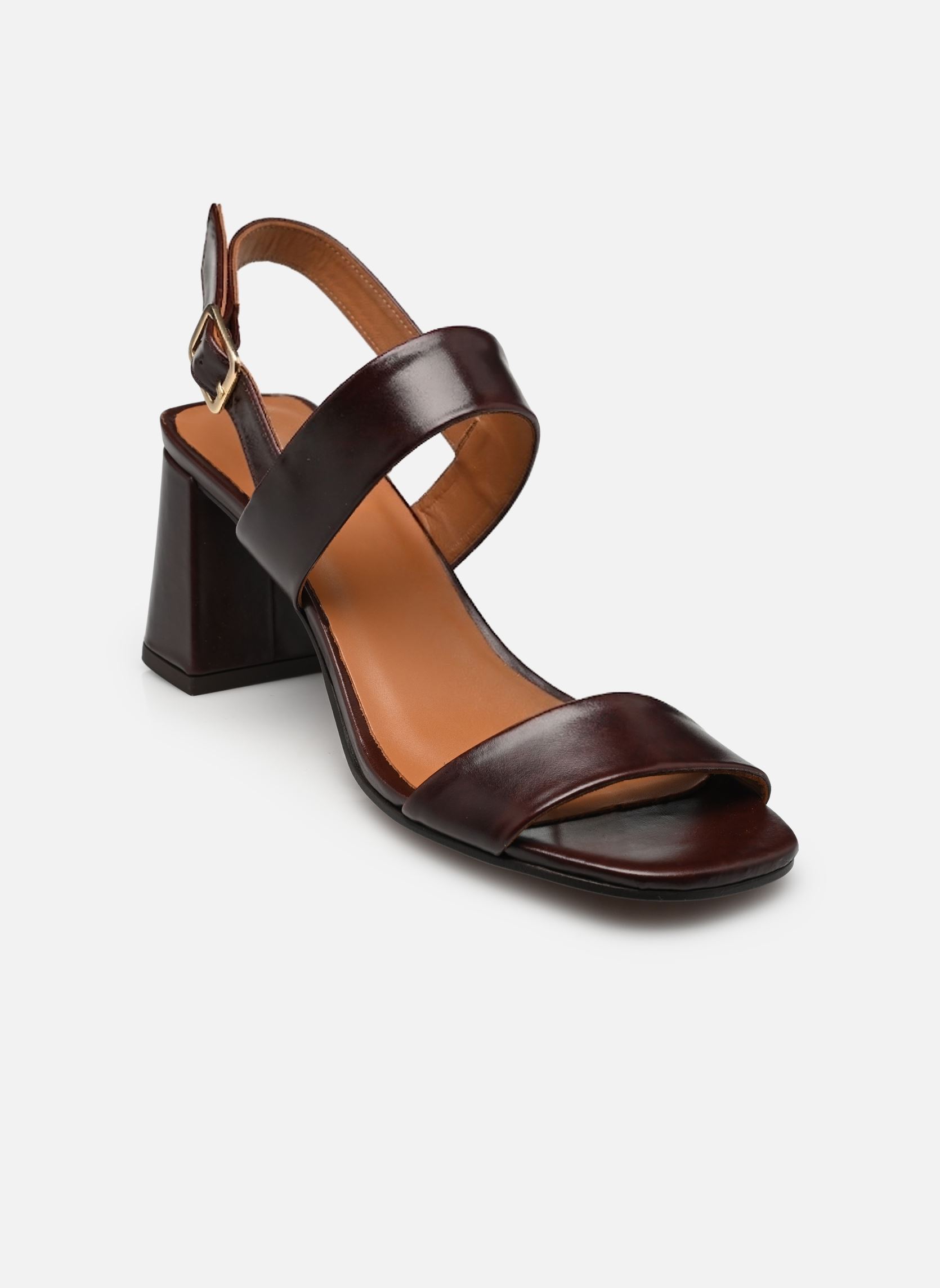 Sandales Sandales n°624 - Cuir - Marron chocolat femme marron Rivecour Sandales Sandales n°624 - Cuir - Marron chocolat femme marron MARRON CHOCOLAT