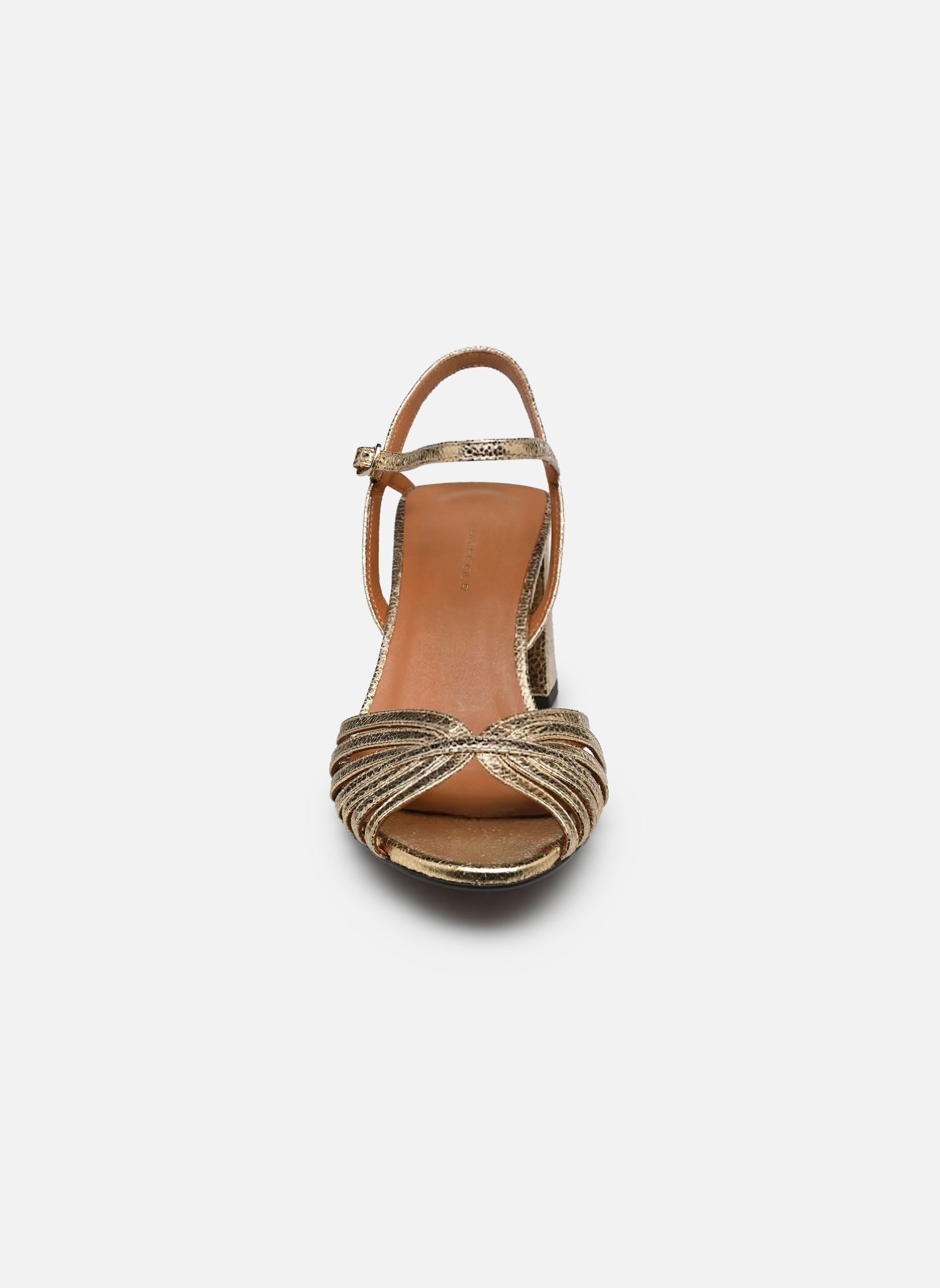 Sandalen Sandales n°644 - Cuir craquelé - Doré damen gold und bronze Rivecour Sandalen Sandales n°644 - Cuir craquelé - Doré damen gold und bronze DORÉ