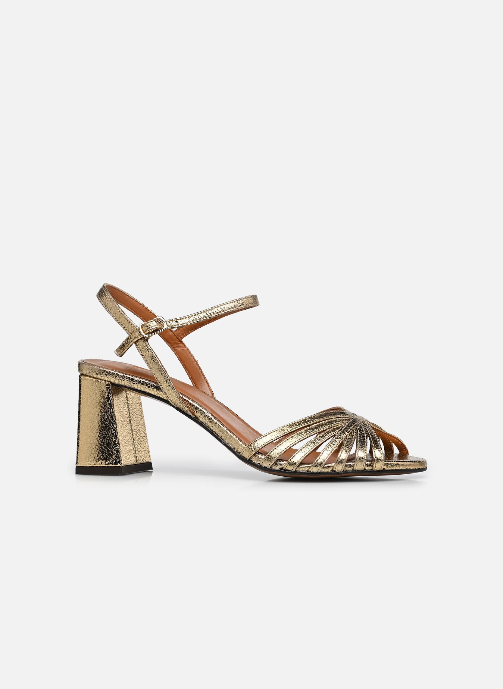 Sandalen Sandales n°644 - Cuir craquelé - Doré damen gold und bronze Rivecour Sandalen Sandales n°644 - Cuir craquelé - Doré damen gold und bronze DORÉ