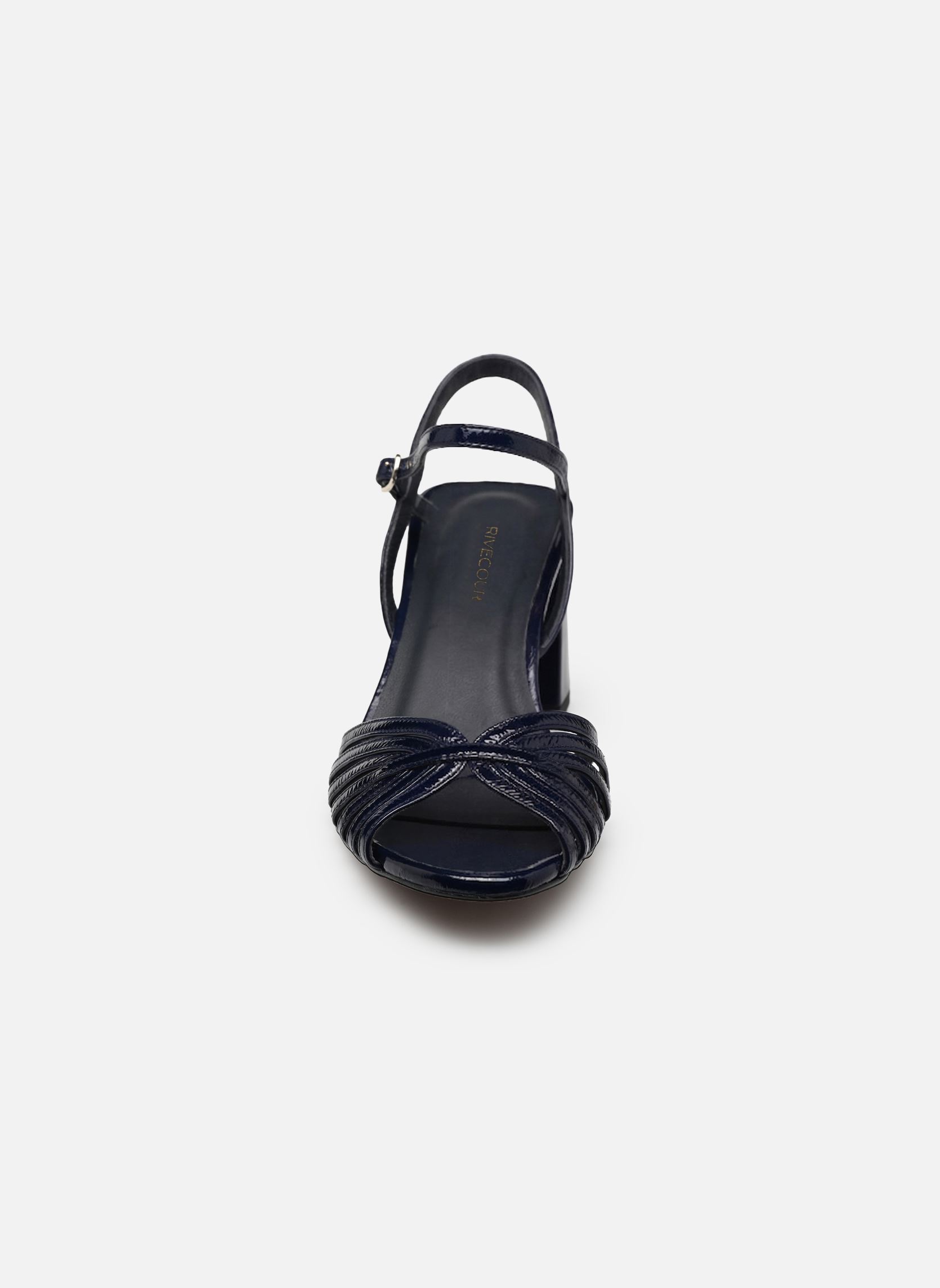 Sandales Sandales n°644 - Cuir vernis - Marine femme bleu Rivecour Sandales Sandales n°644 - Cuir vernis - Marine femme bleu MARINE