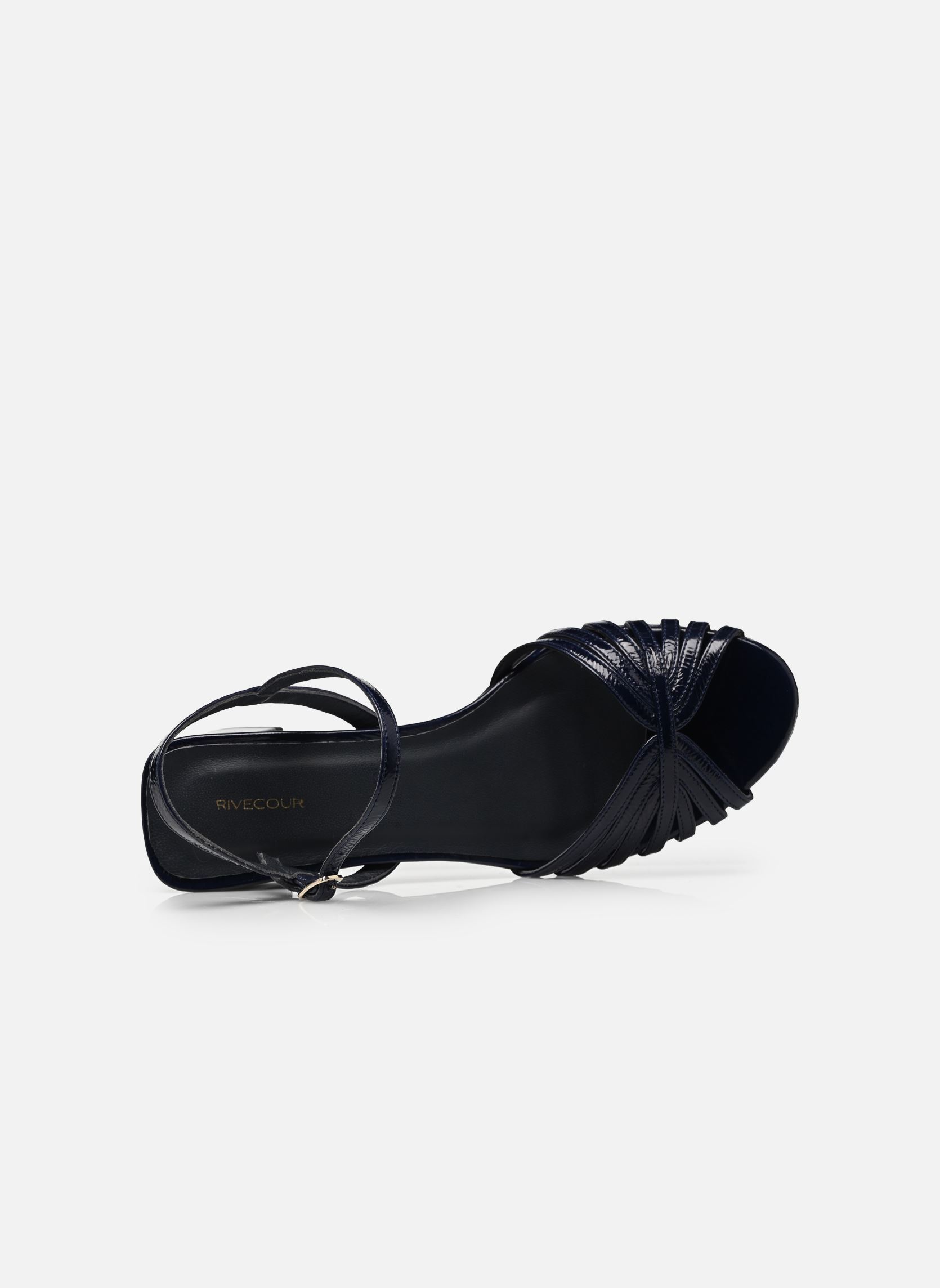 Sandales Sandales n°644 - Cuir vernis - Marine femme bleu Rivecour Sandales Sandales n°644 - Cuir vernis - Marine femme bleu MARINE
