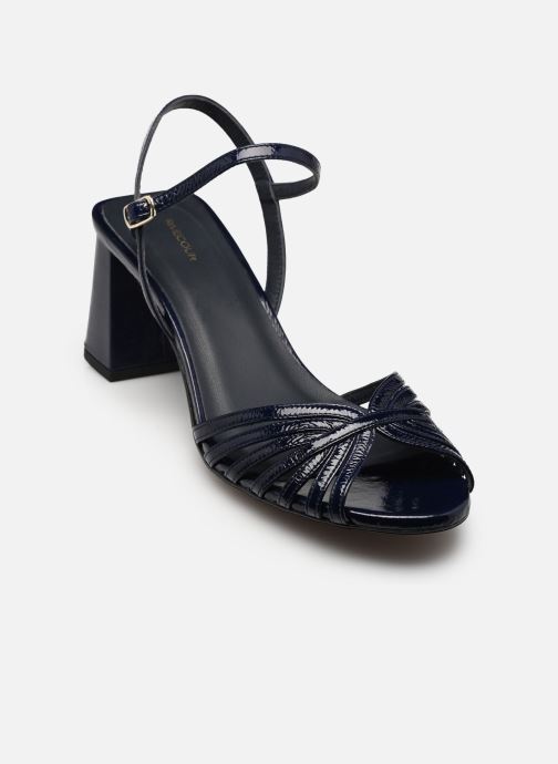 Rivecour Sandales Sandales n°644 - Cuir vernis - Marine femme bleu