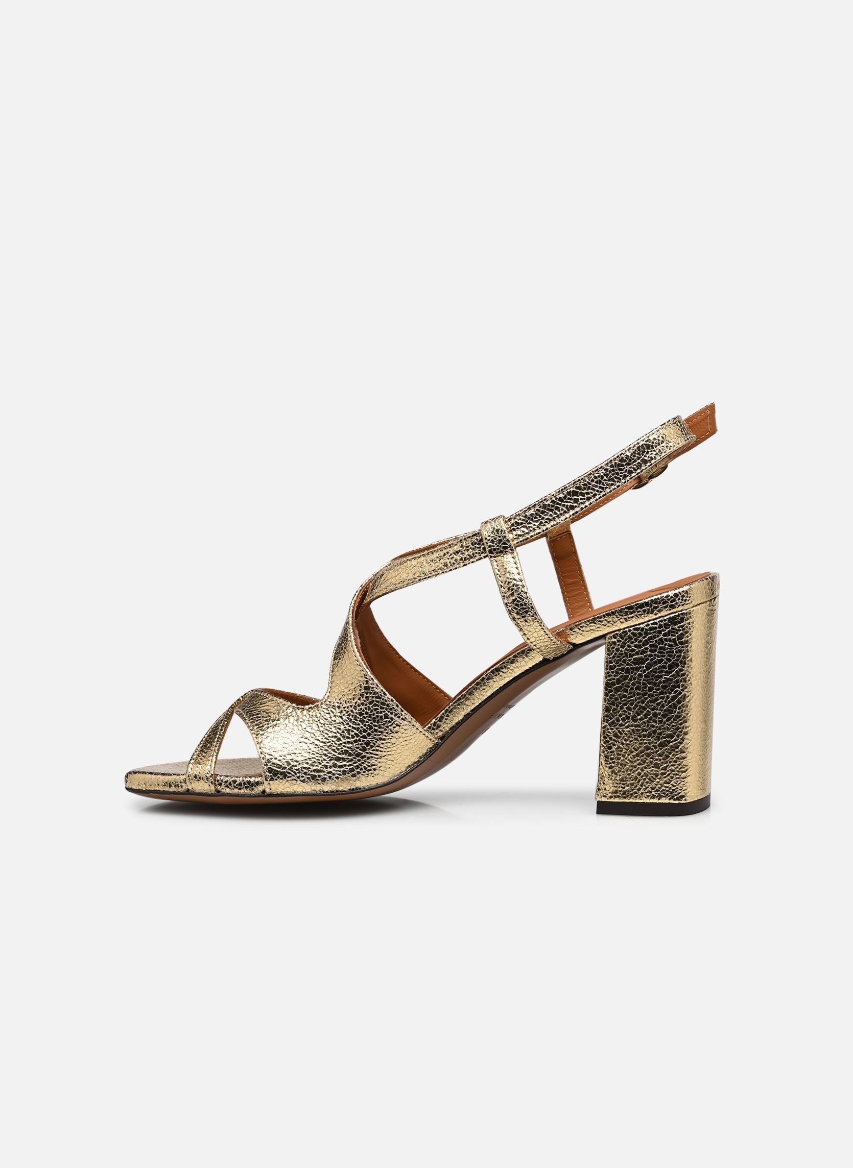 Sandalen Sandales n°953 - Cuir craquelé - Doré damen gold und bronze Rivecour Sandalen Sandales n°953 - Cuir craquelé - Doré damen gold und bronze DORÉ