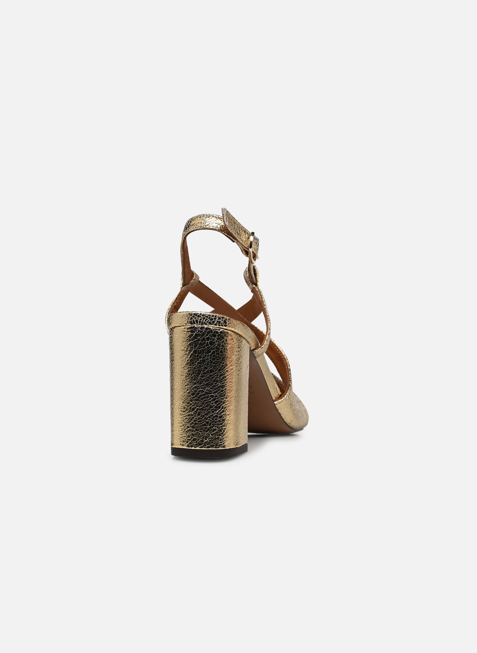 Sandalen Sandales n°953 - Cuir craquelé - Doré damen gold und bronze Rivecour Sandalen Sandales n°953 - Cuir craquelé - Doré damen gold und bronze DORÉ