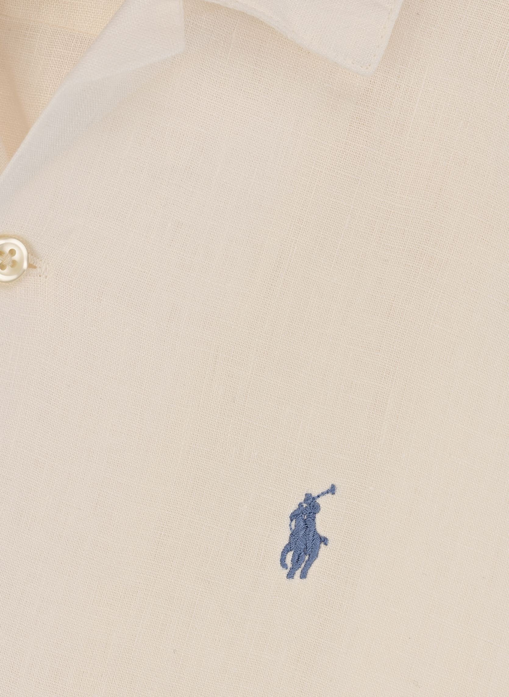 Chemises manches courtes Chemise safari en lin 323964585 garçon blanc Polo Ralph Lauren Chemises manches courtes Chemise safari en lin 323964585 garçon blanc NEVIS