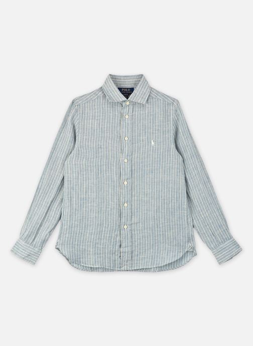 Polo Ralph Lauren Langarm-Hemden Chemise rayée en lin 323A13343 jungen blau