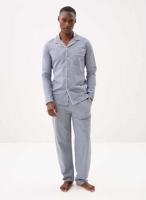 Polo Ralph Lauren Hemden Ensemble de pyjama en coton piqué herren blau