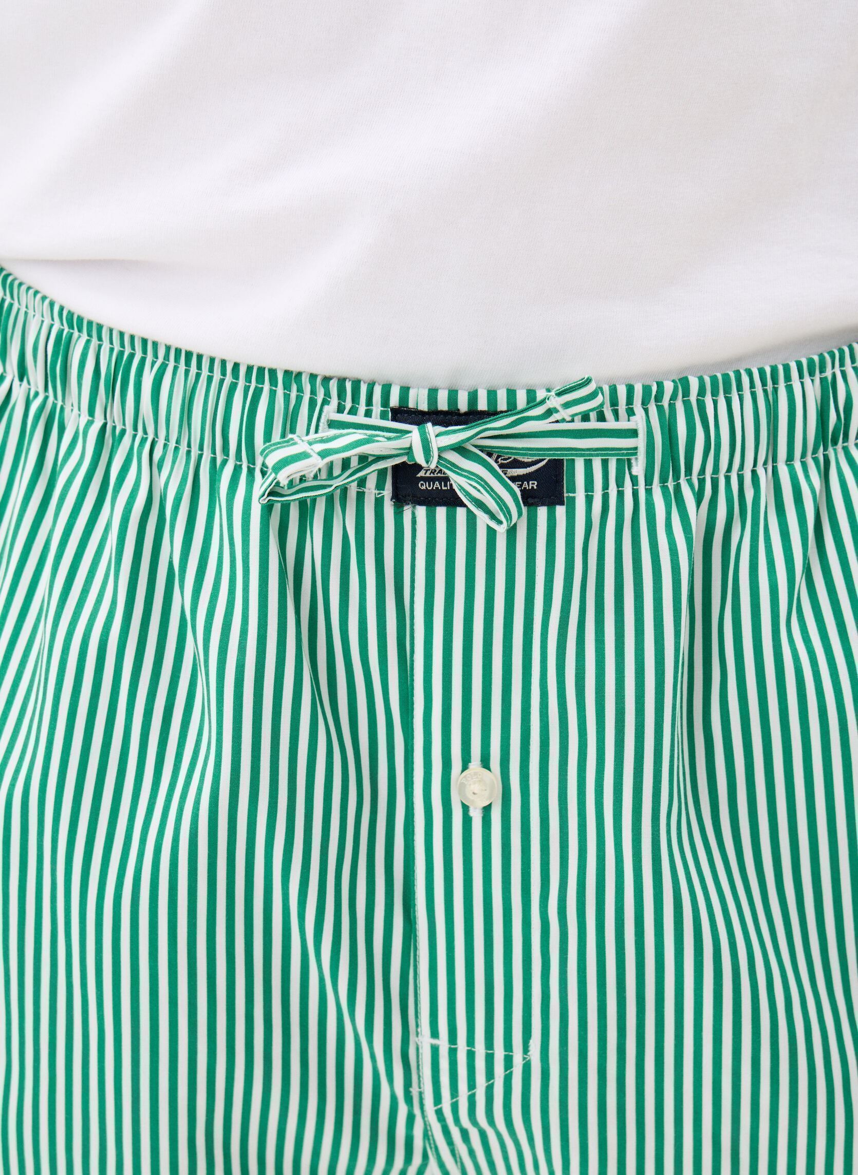 Pantalons larges Pantalon de pyjama 714899509 homme vert Polo Ralph Lauren Pantalons larges Pantalon de pyjama 714899509 homme vert GREEN STRIPE
