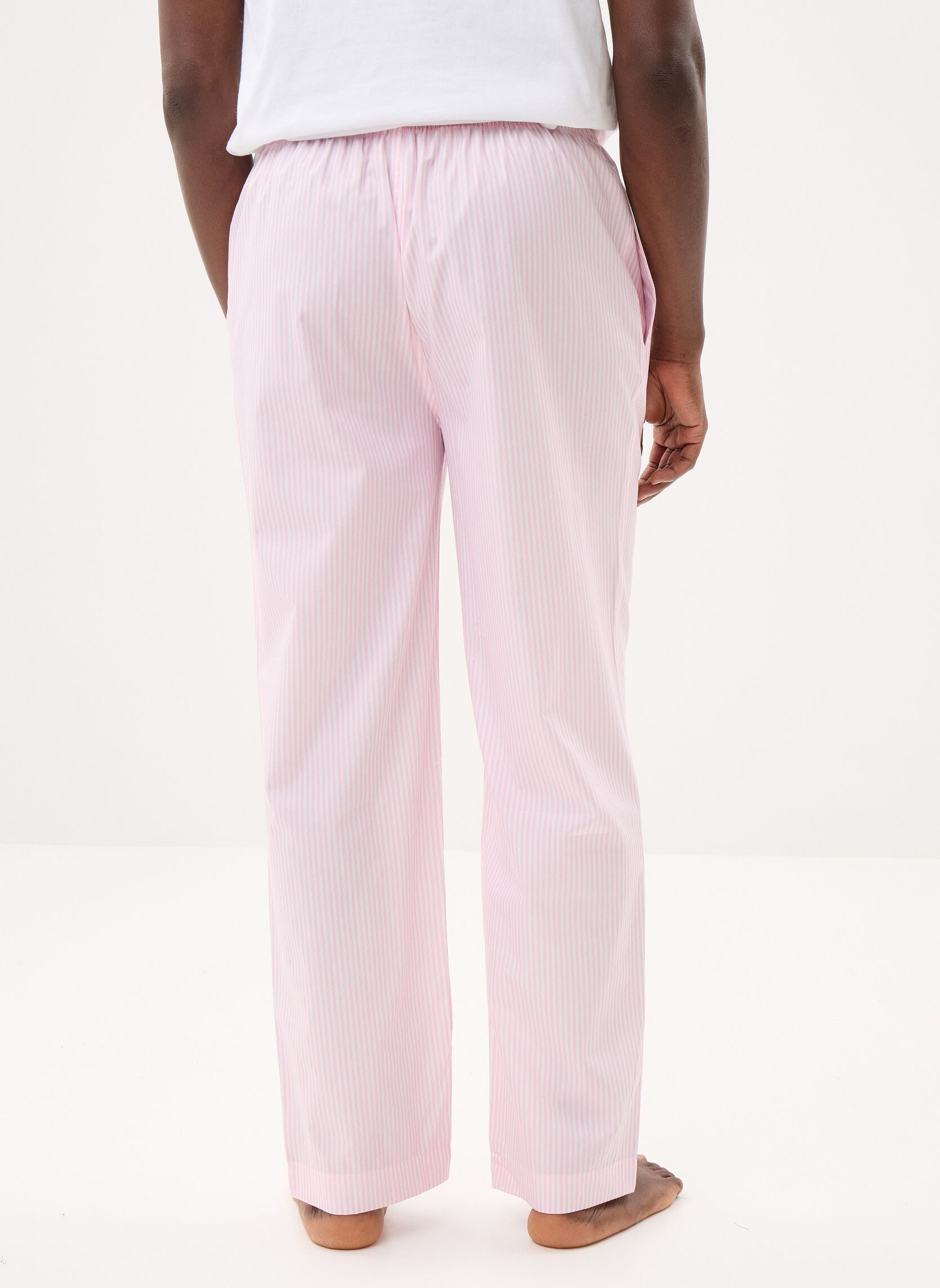 Pantalons larges Pantalon de pyjama 714899509 homme rose Polo Ralph Lauren Pantalons larges Pantalon de pyjama 714899509 homme rose PINK STRIPE