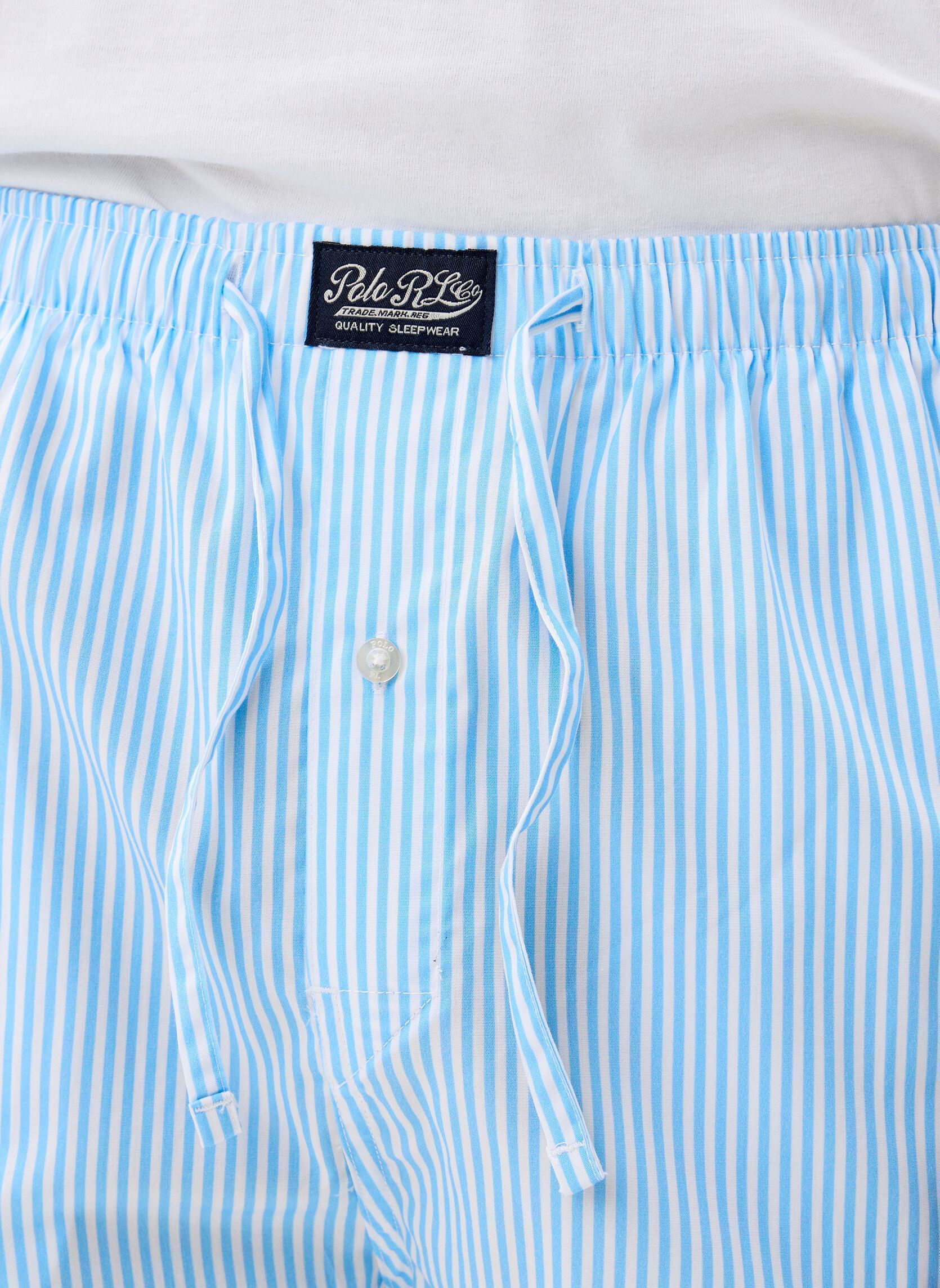Shorts Short de pyjama en jersey de coton 71489 herren blau Polo Ralph Lauren Shorts Short de pyjama en jersey de coton 71489 herren blau BLUE STRIPE