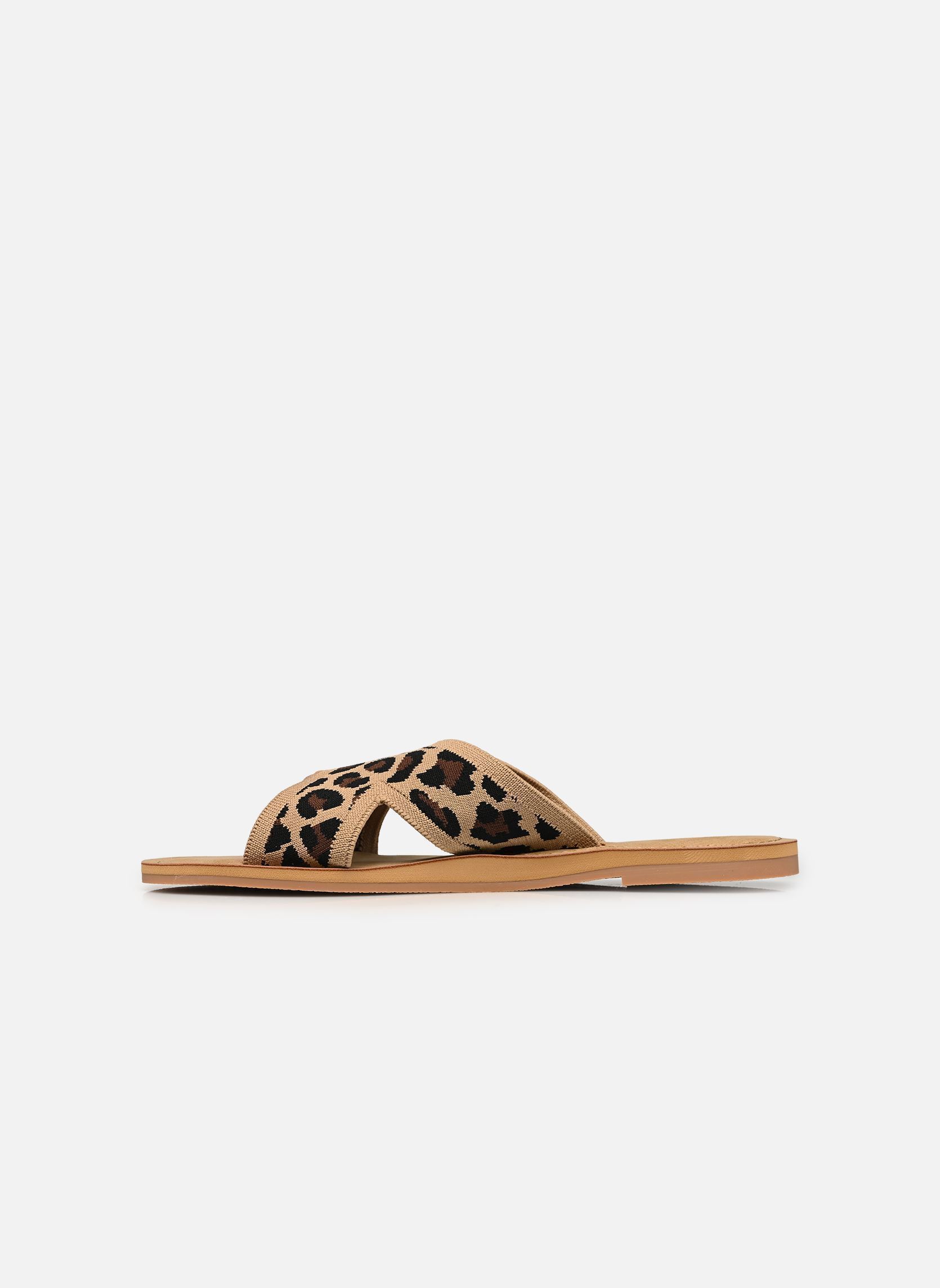 Platte sandalen ANDREYA LEO dames meerkleurig Roxy Platte sandalen ANDREYA LEO dames meerkleurig Leopard Print